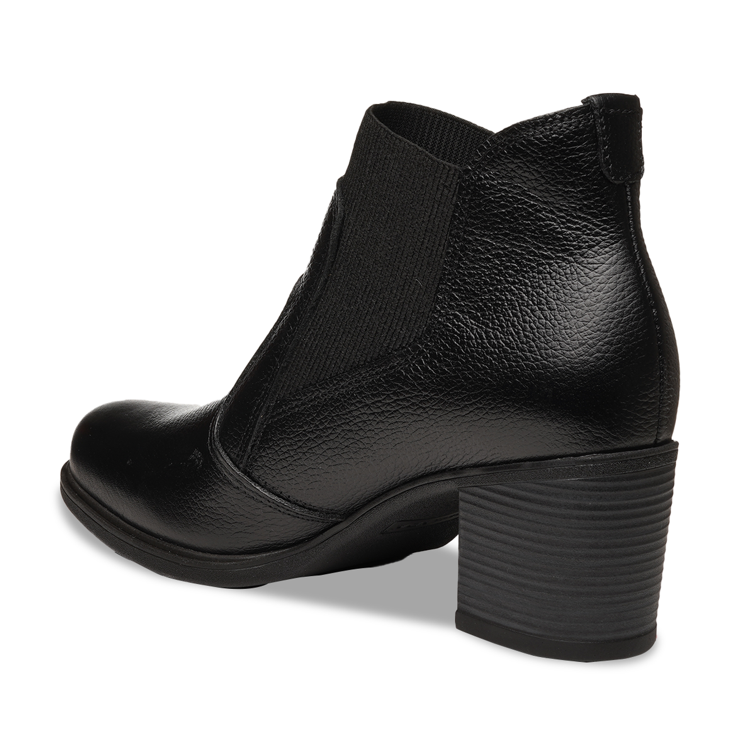 BOTIN MUJER PEGADA CUERO VESTIR PRETO 280403-04 COLOR 1135269 - 3