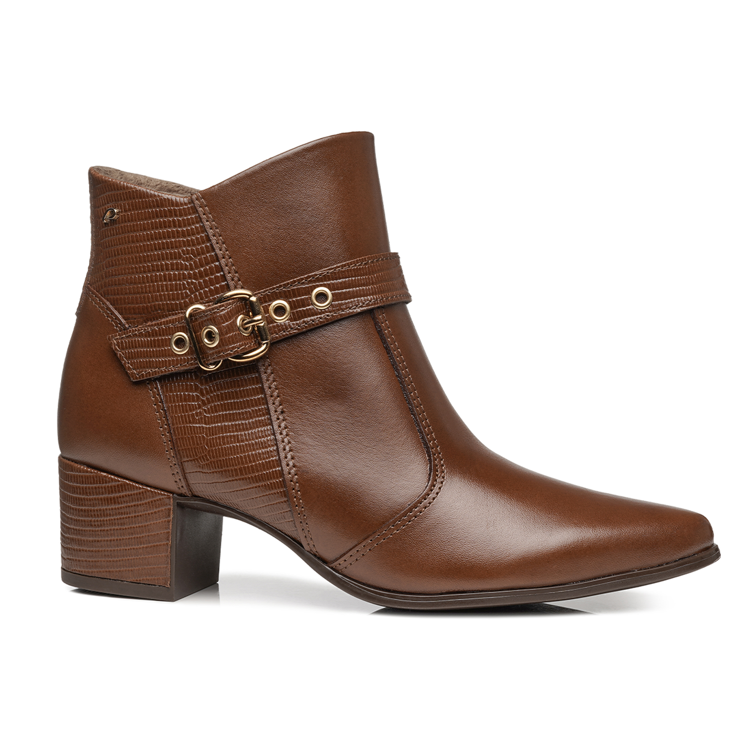 BOTIN MUJER PEGADA CUERO VESTIR PINHAO 280902-01 - 1