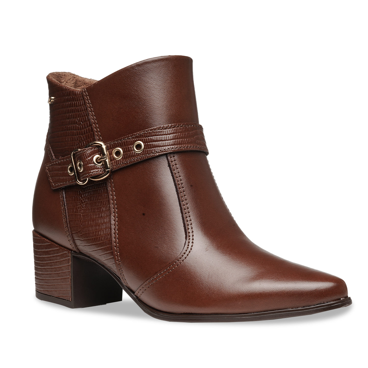 BOTIN MUJER PEGADA CUERO VESTIR PINHAO 280902-01 COLOR 1135279 - 2