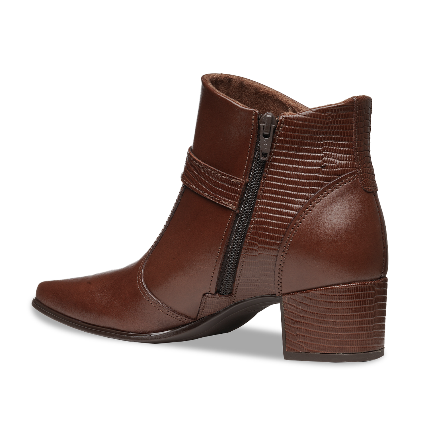 BOTIN MUJER PEGADA CUERO VESTIR PINHAO 280902-01 COLOR 1135279 - 3