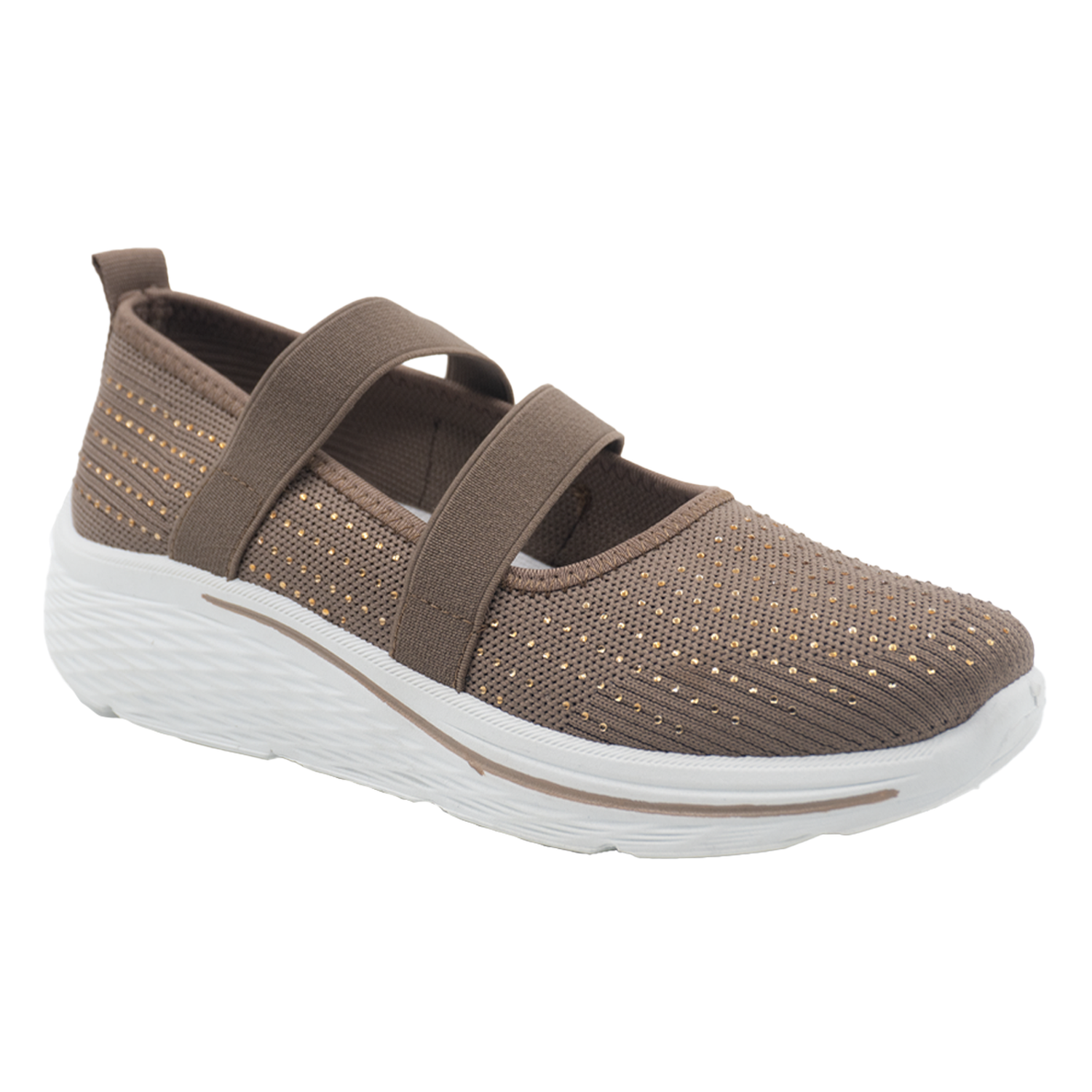 ZAPATILLA MUJER STHEF CASUAL KHAKI 8283 - 1