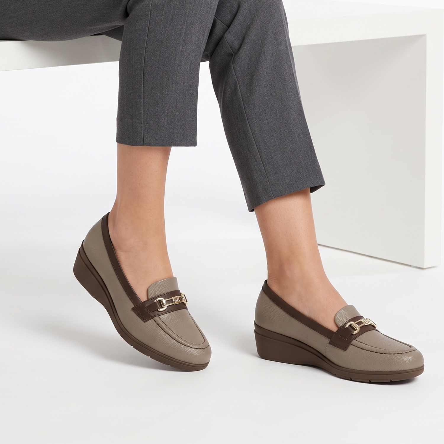 ZAPATO MAXI MUJER PICCADILLY FENDI/CACAU 11713100000005 MARRÓN 1145854 - 3