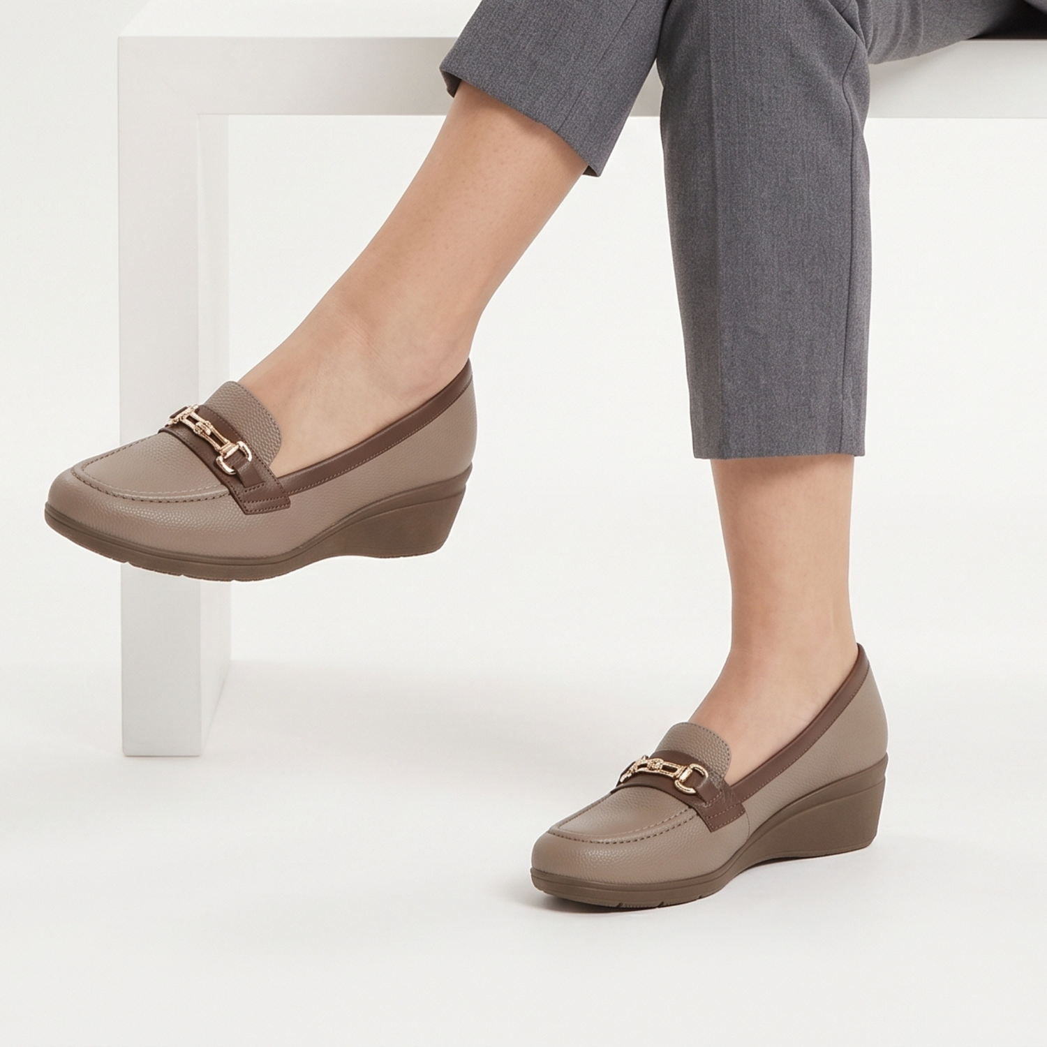 ZAPATO MAXI MUJER PICCADILLY FENDI/CACAU 11713100000005 MARRÓN 1145854 - 7