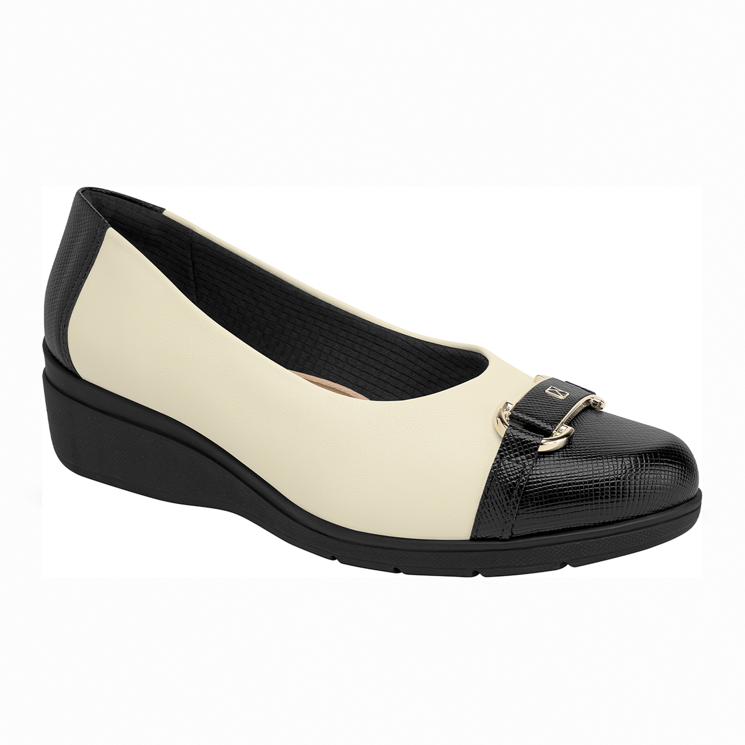 ZAPATO JOANETE MUJER PICCADILLY PRETO/OFF WHITE 11713700000001 BLANCO 1150184 - 1