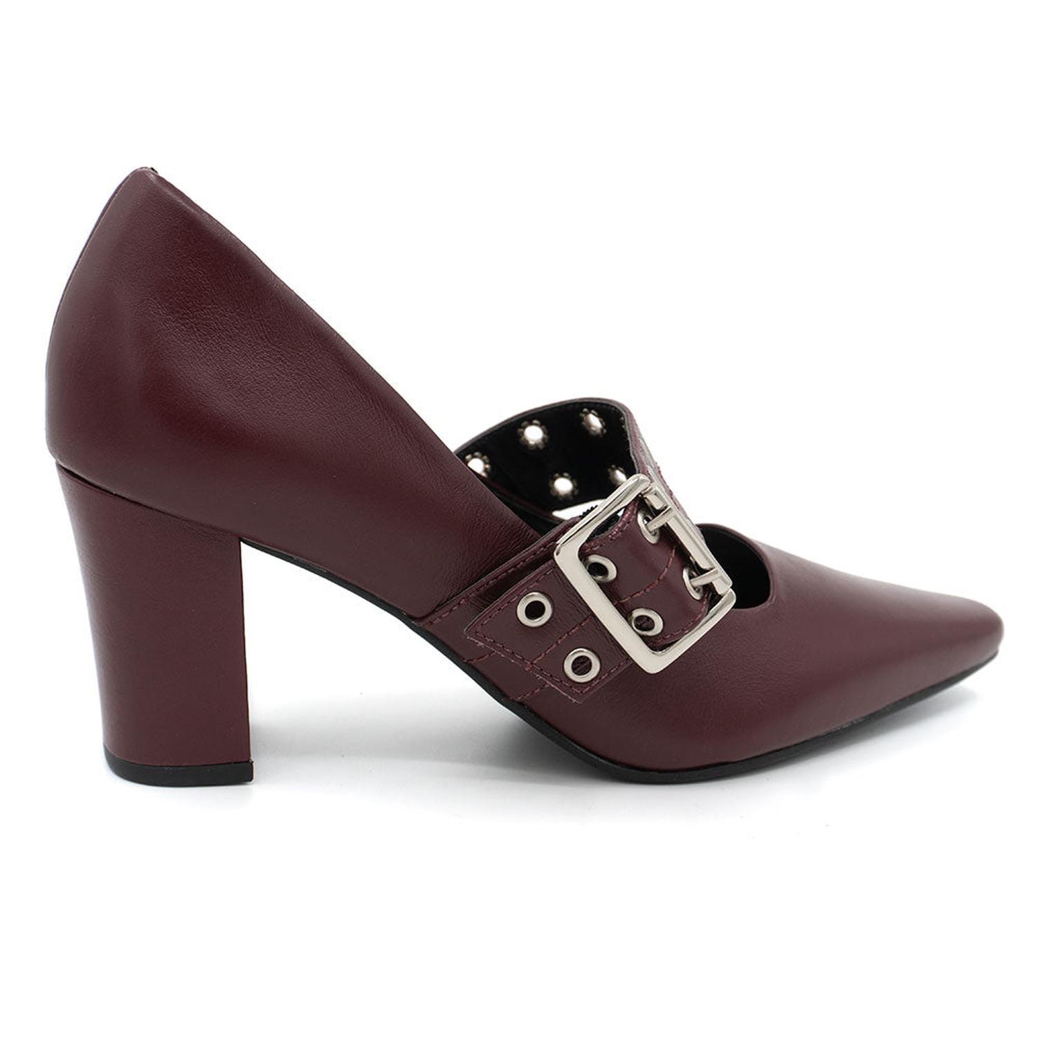 ZAPATO MUJER MIKAELA VESTIR MALBEC 7980512-NV ROJO 1135379 - 2