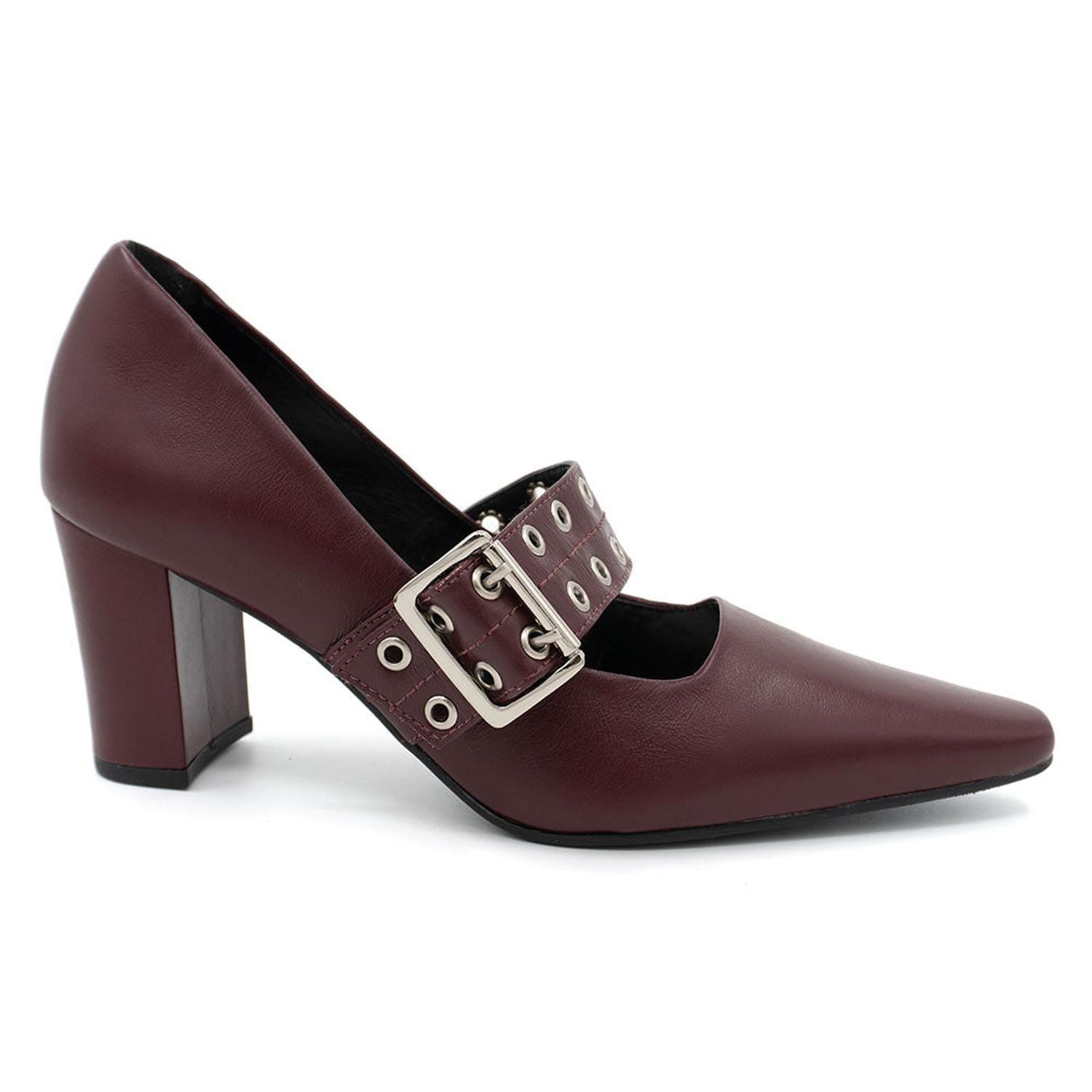 ZAPATO MUJER MIKAELA VESTIR MALBEC 7980512-NV ROJO 1135379 - 3