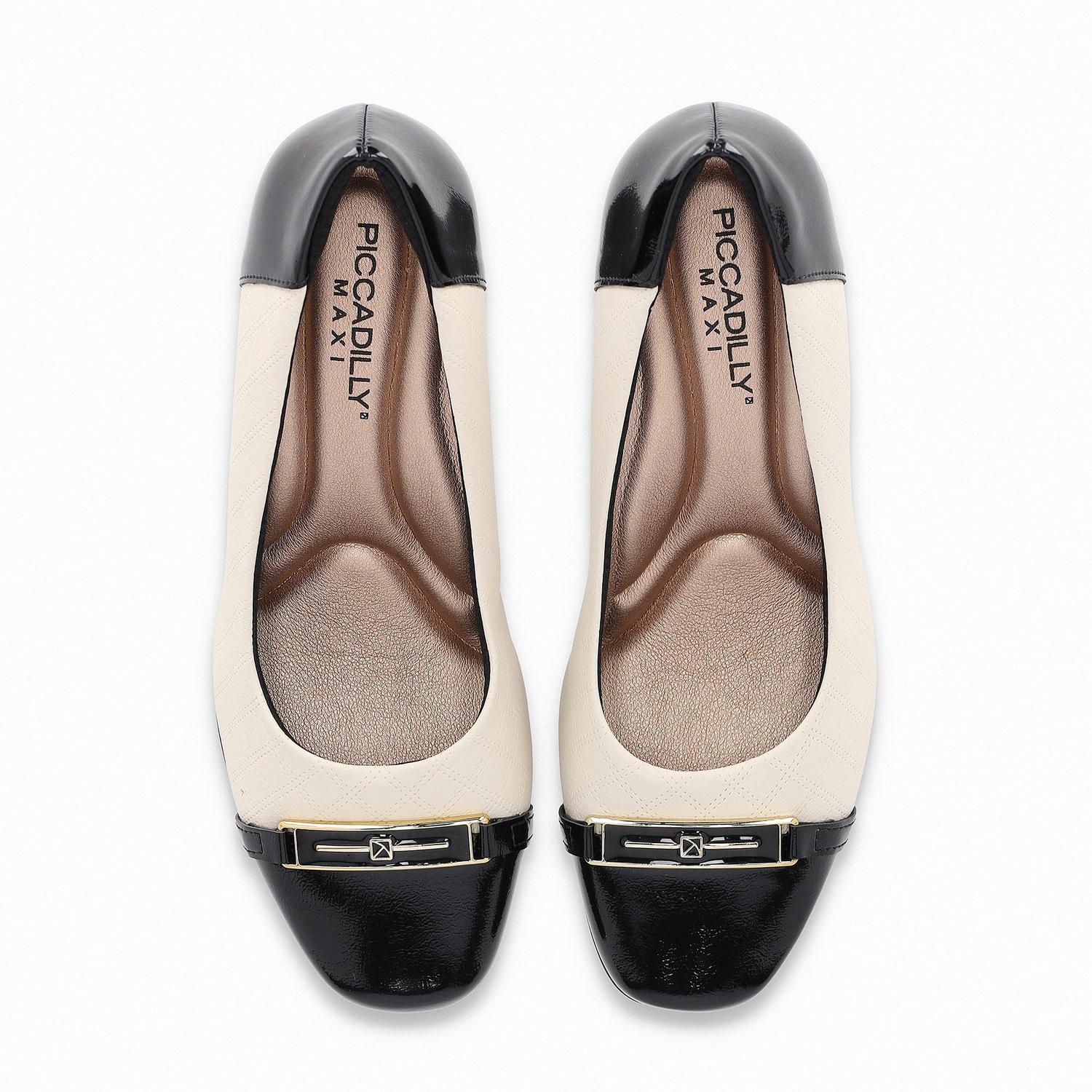 ZAPATO MAXI MUJER PICCADILLY PRETO/OFF WHITE 34400200000001 BLANCO 1138326 - 4