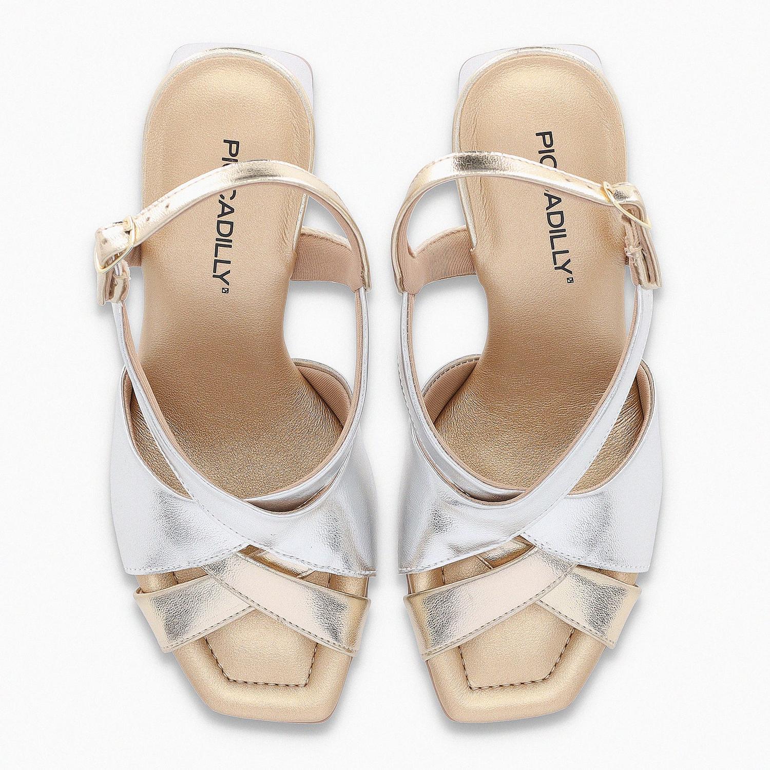 SANDALIA MUJER PICCADILLY VESTIR OURO/PRATA 62605200000001 DORADO 1140225 - 4