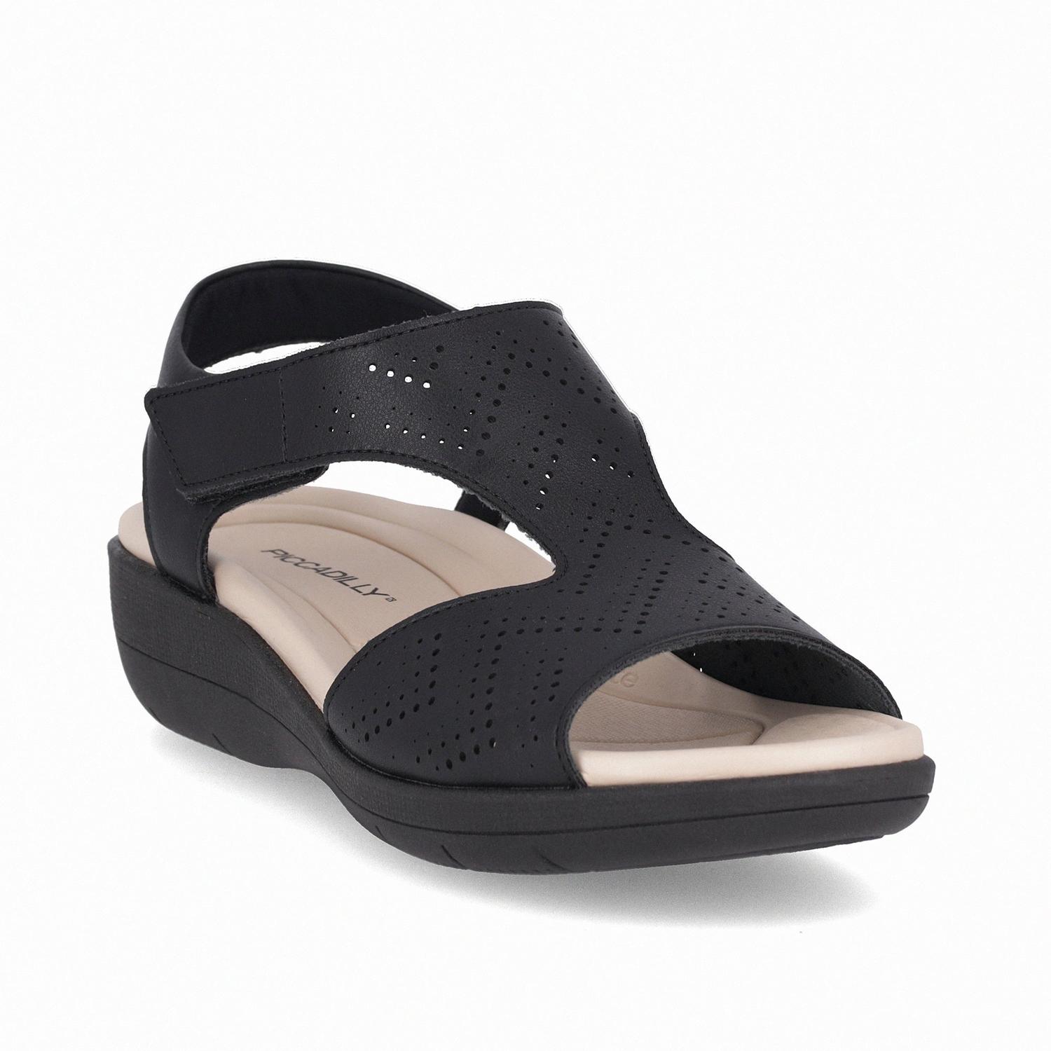 SANDALIA FASCITE MUJER PICCADILLY CASUAL PRETO 23903000000008 NEGRO 1140433 - 3