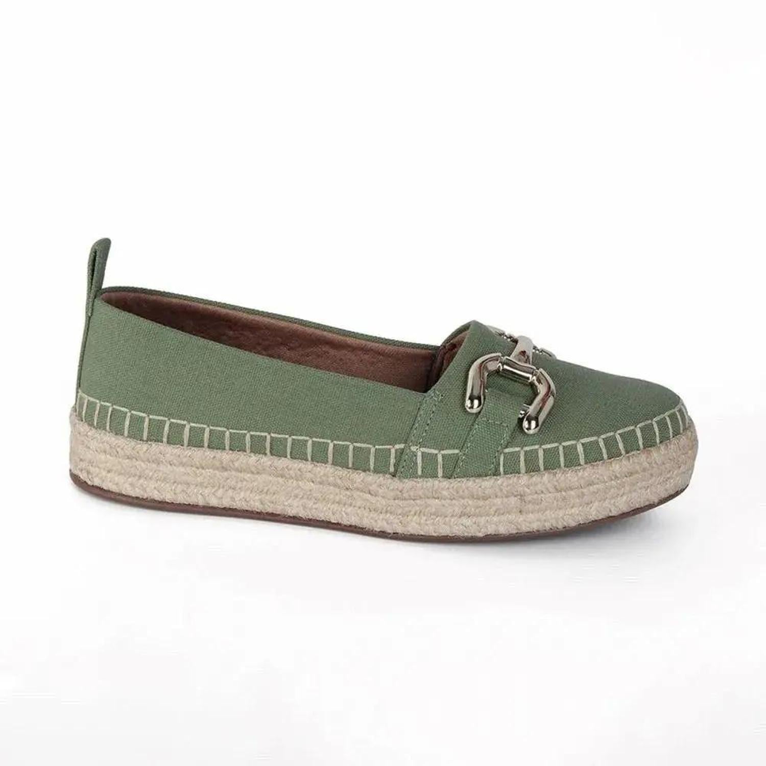 ALPARGATA MUJER MIKAELA GREEN 392364-5 VERDE 1108679 - 1