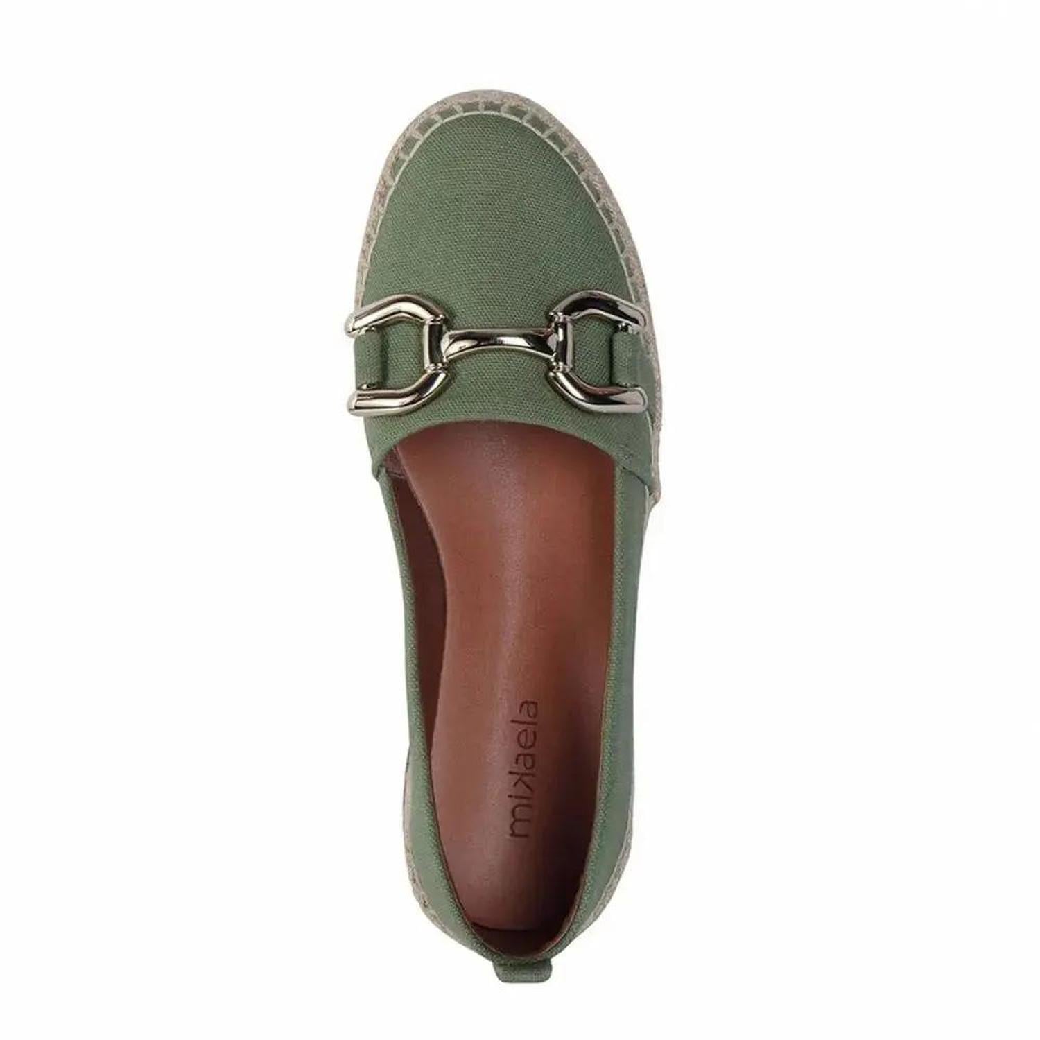 ALPARGATA MUJER MIKAELA GREEN 392364-5 VERDE 1108679 - 4