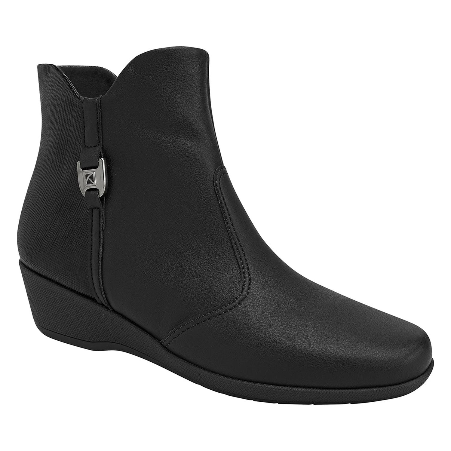 BOTIN MUJER PICCADILLY CASUAL PRETO 14324900000003 COLOR 1146480 - 1
