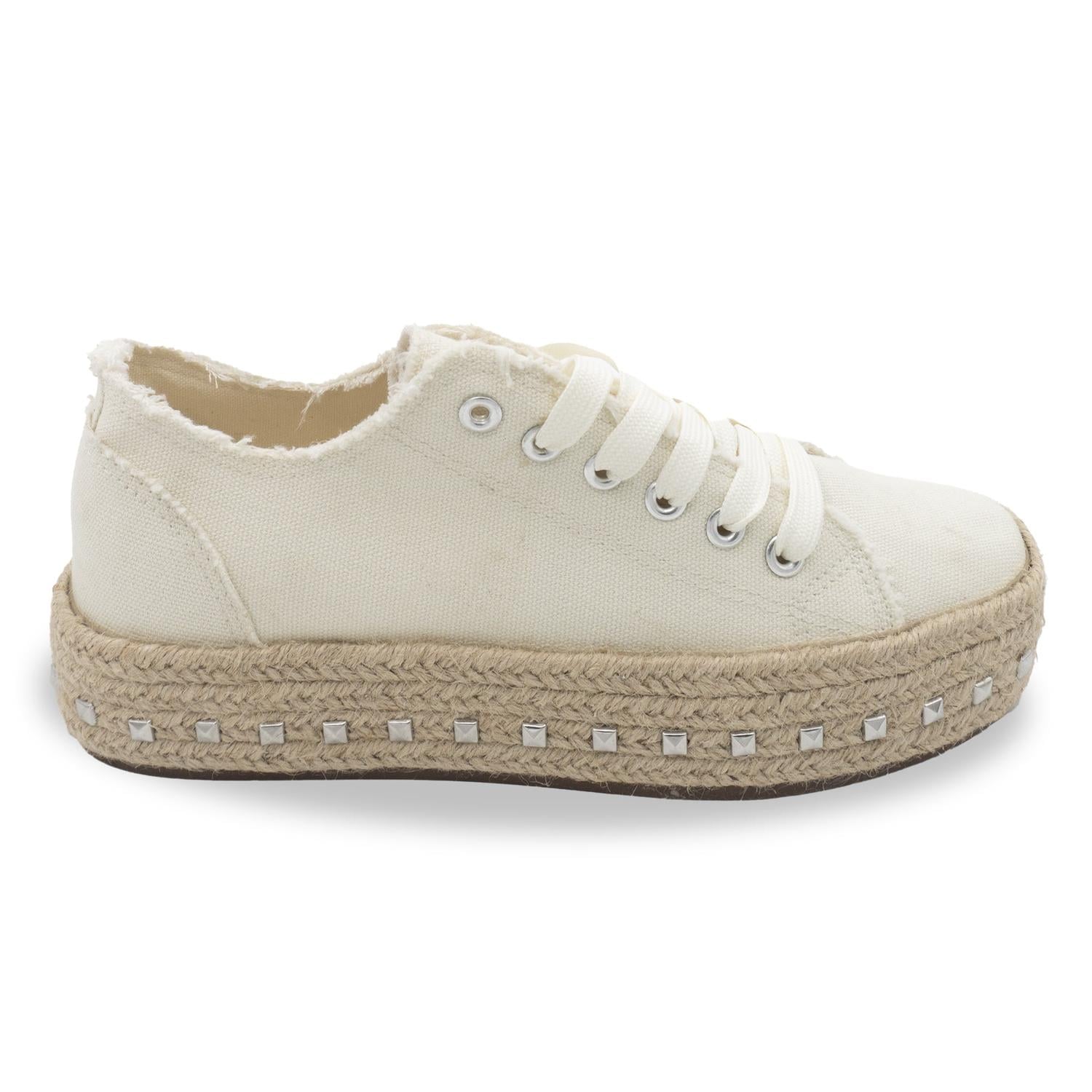 ALPARGATA MUJER STHEF CREMA 7872 - 2
