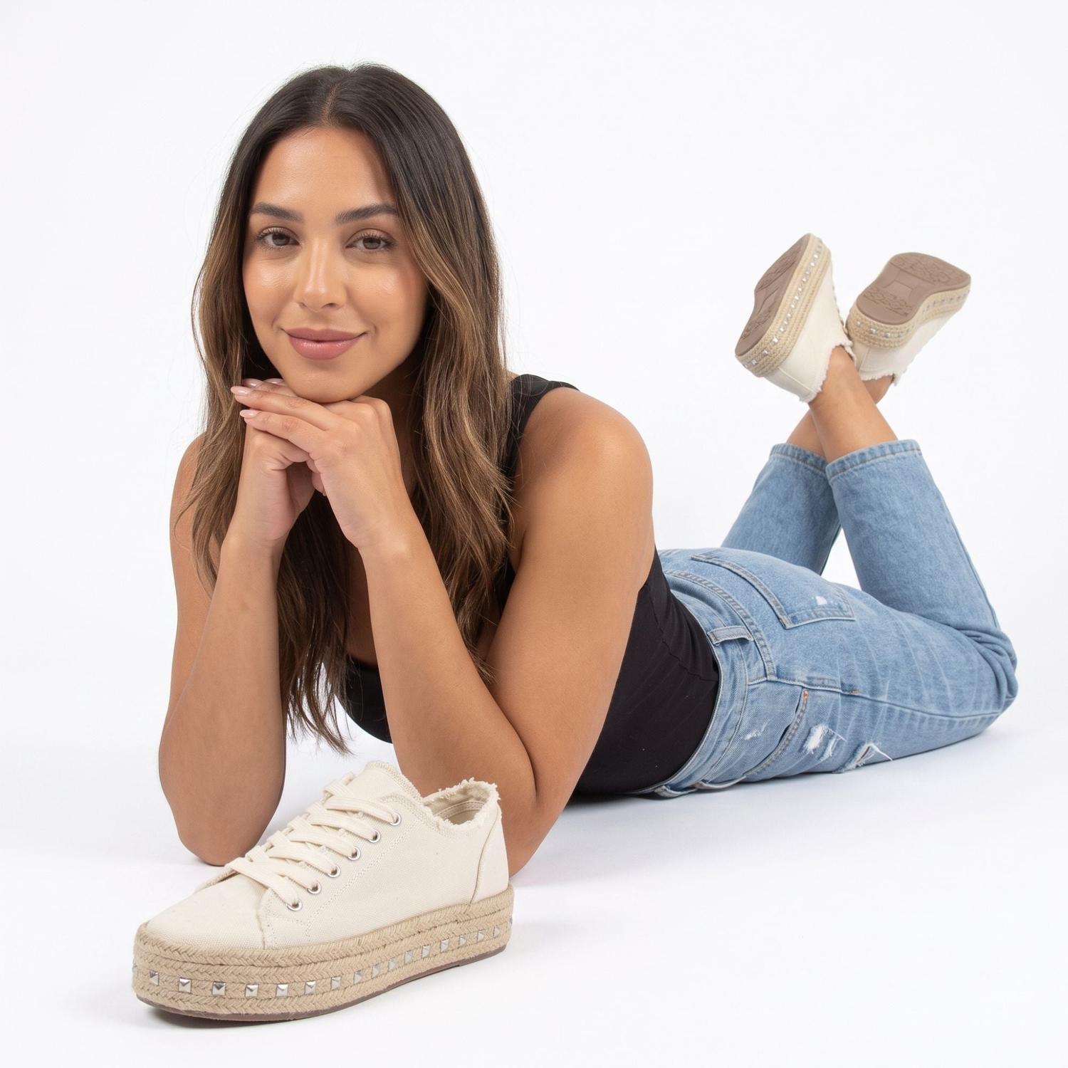 ALPARGATA MUJER STHEF CREMA 7872 BEIGE 1107575 - 7