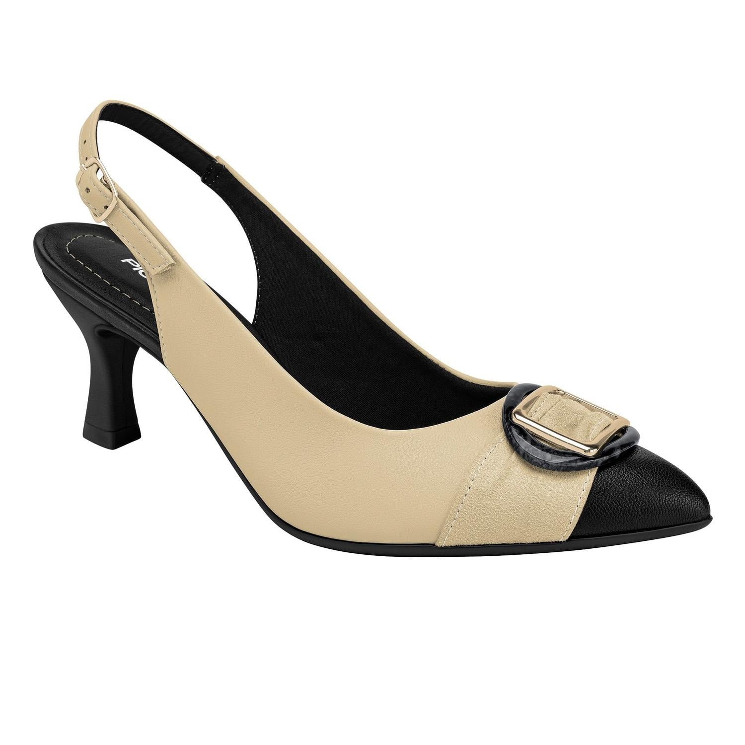 ZAPATO MUJER PICCADILLY VESTIR BRULE/PRETO 74522800000001 NARANJA 1148781 - 1