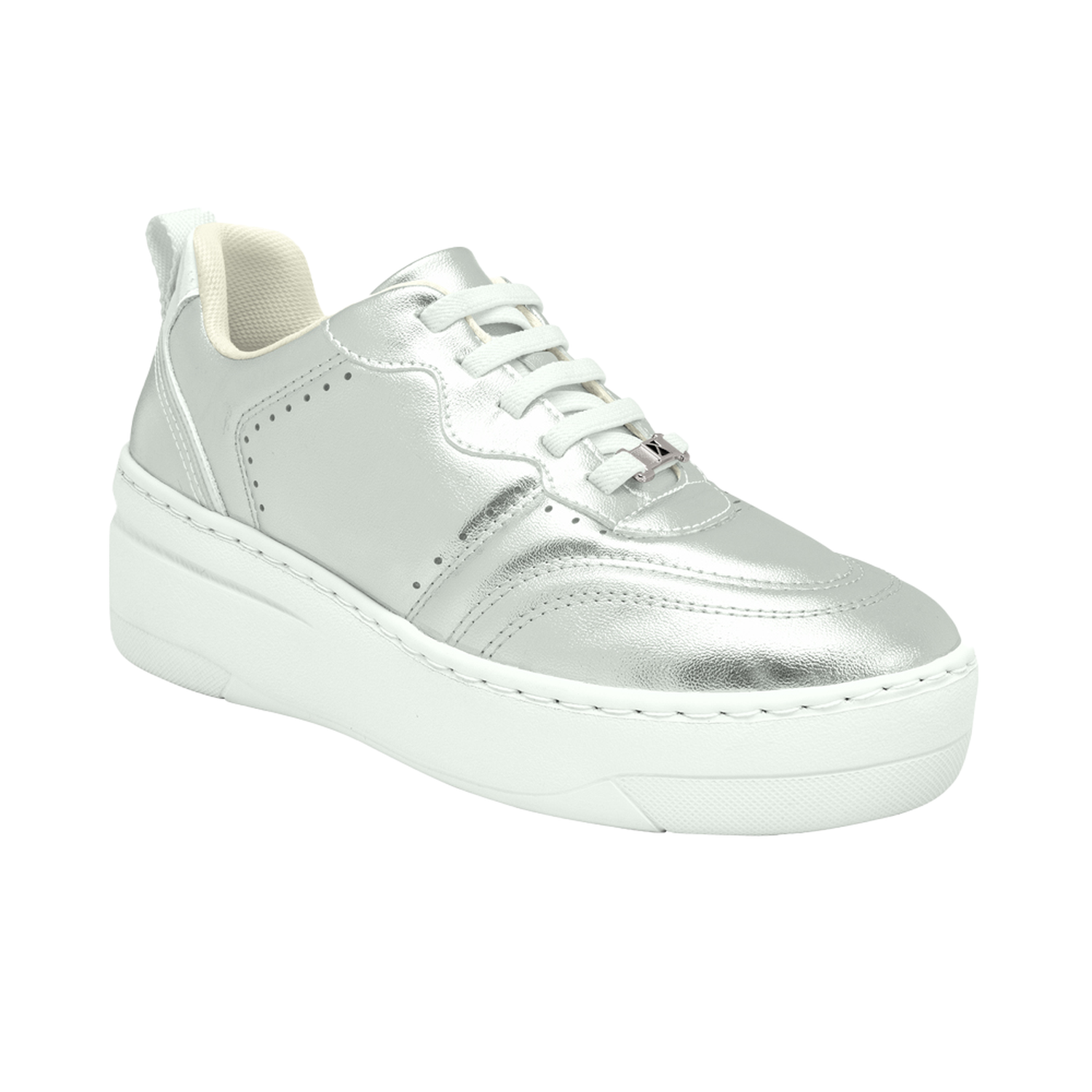 ZAPATILLA MUJER PICCADILLY PRATA/BRANCO NEVE 91500500000001 - 1