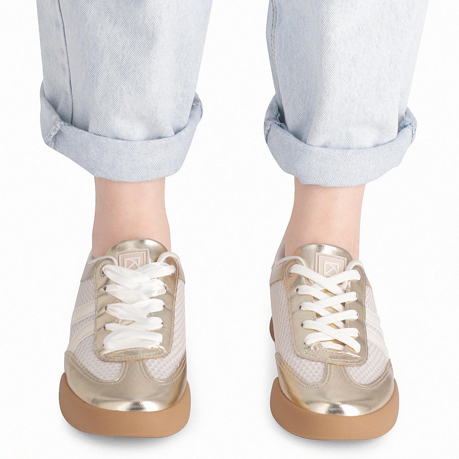ZAPATILLA MUJER PICCADILLY OURO/OFF WHITE 90300100000001 DORADO 1150256 - 3