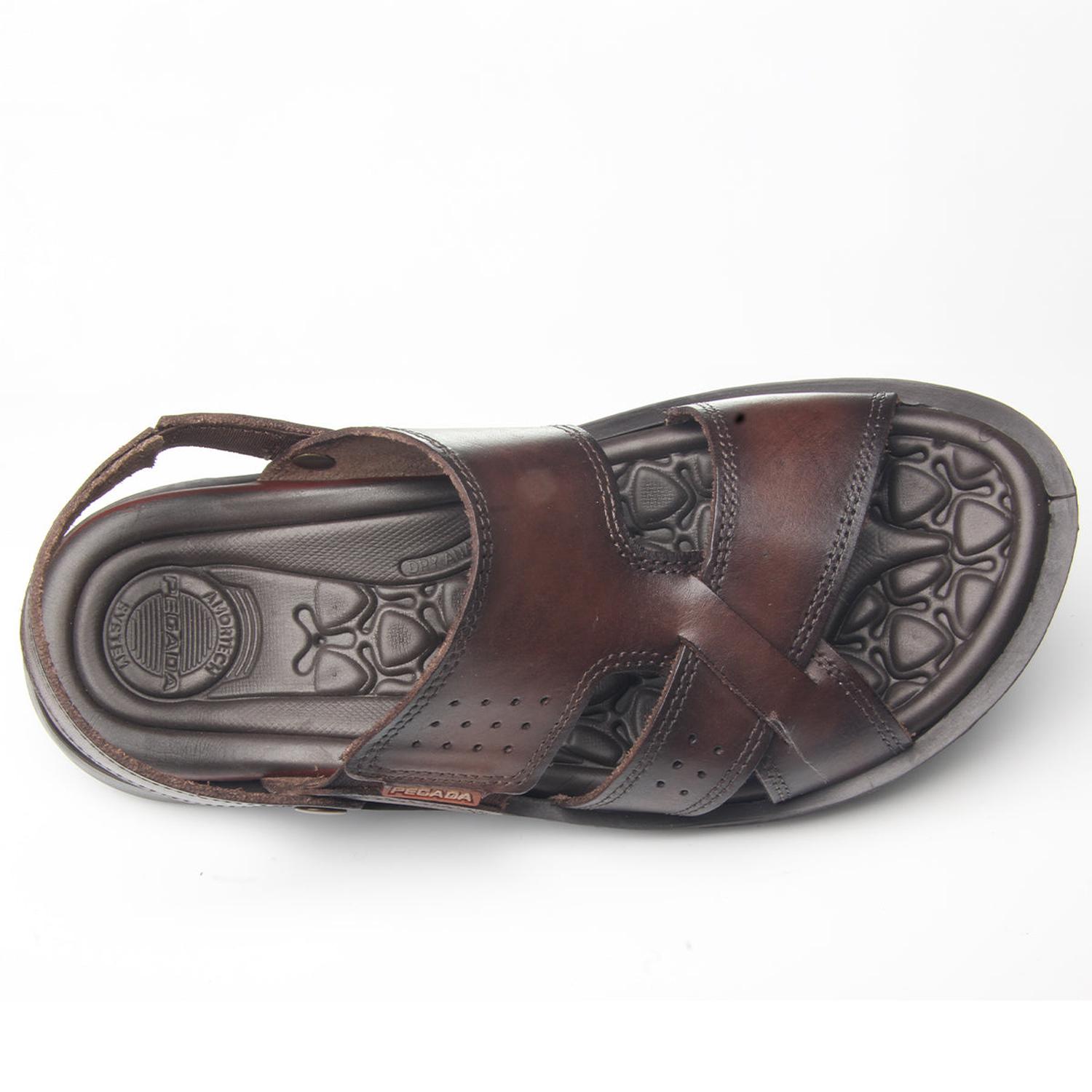 SANDALIA HOMBRE PEGADA CASUAL CRAVO 133156-02 MARRÓN 1122301 - 4