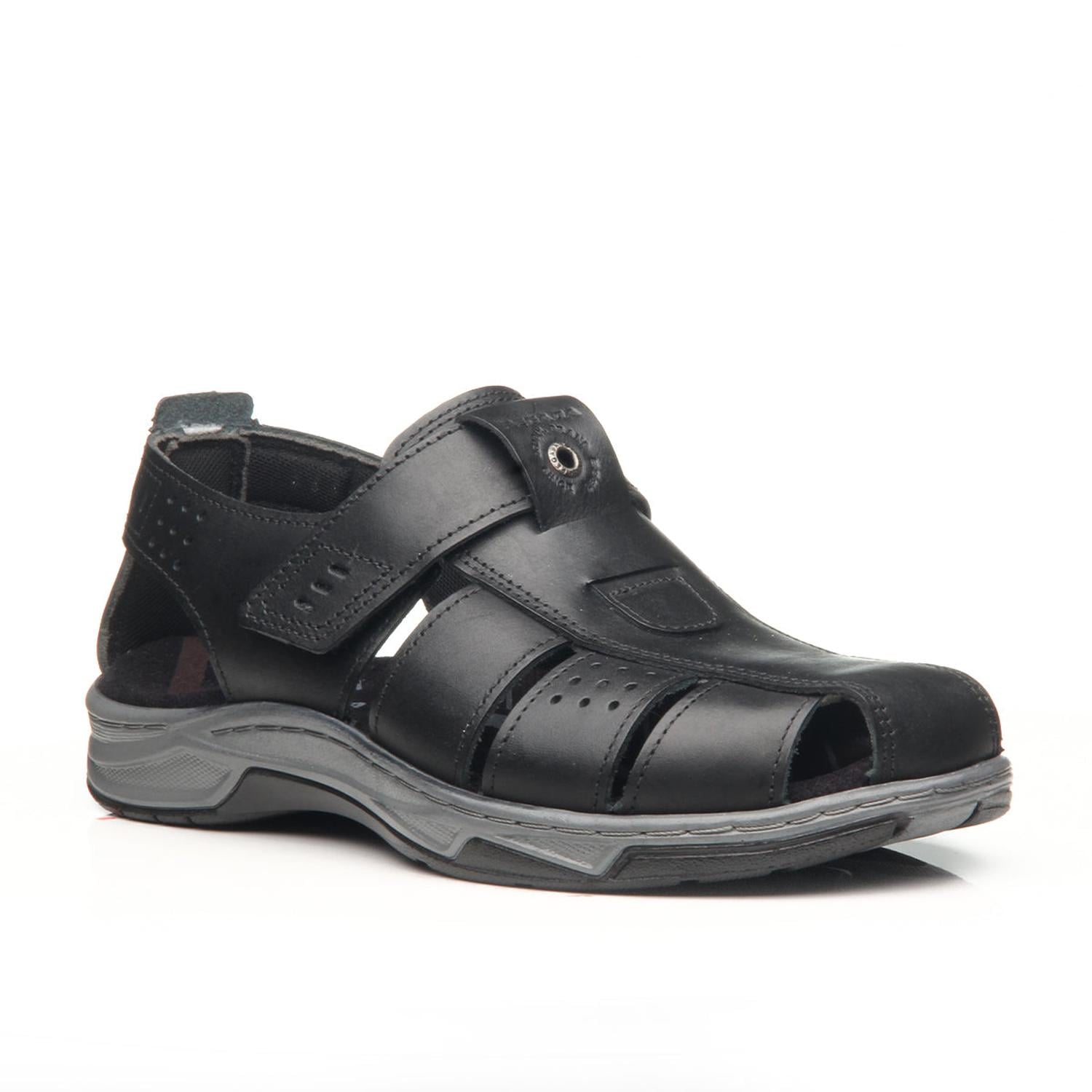 SANDALIA HOMBRE PEGADA CASUAL PRETO 132255-04 - 1