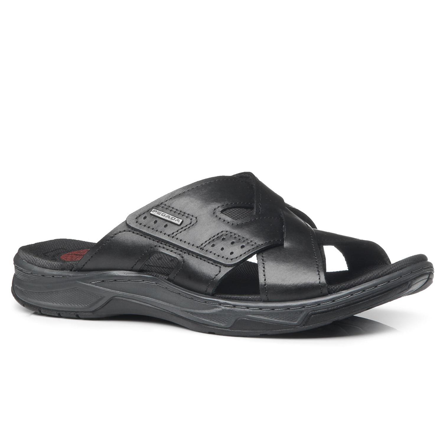 SANDALIA HOMBRE PEGADA CASUAL PRETO 132235-03 - 1