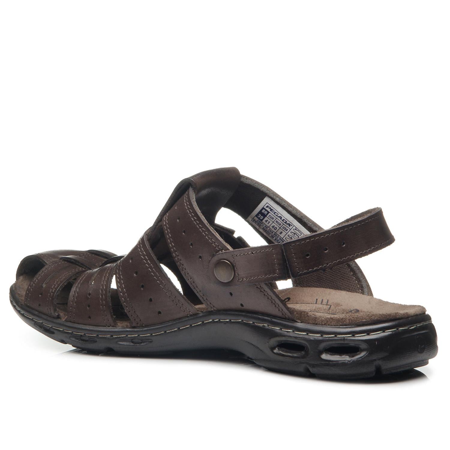 SANDALIA HOMBRE PEGADA CASUAL CRAVO 130687-03 MARRÓN 1122287 - 3
