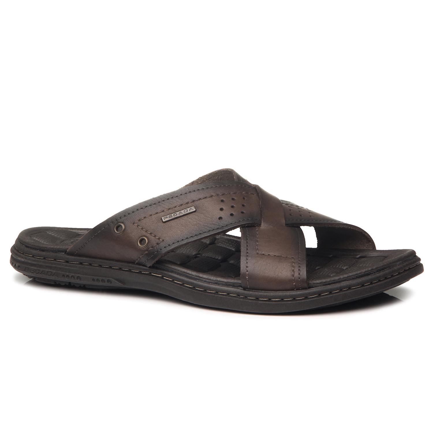 SANDALIA HOMBRE PEGADA CASUAL CRAVO 131222-02 MARRÓN 1122293 - 2