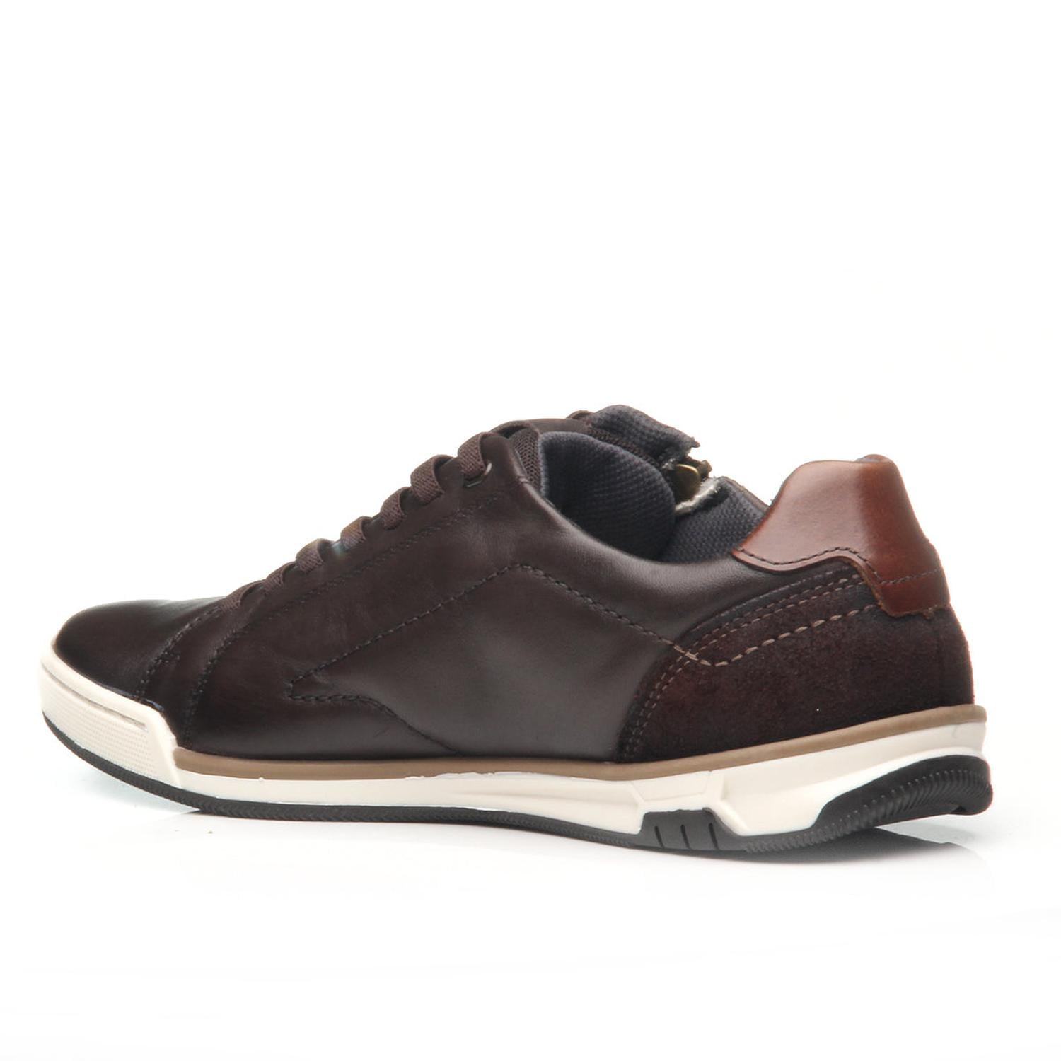 ZAPATILLA HOMBRE PEGADA CUERO BROWN/CAFE/CONHAQUE 119507-05 MARRÓN 1153310 - 3