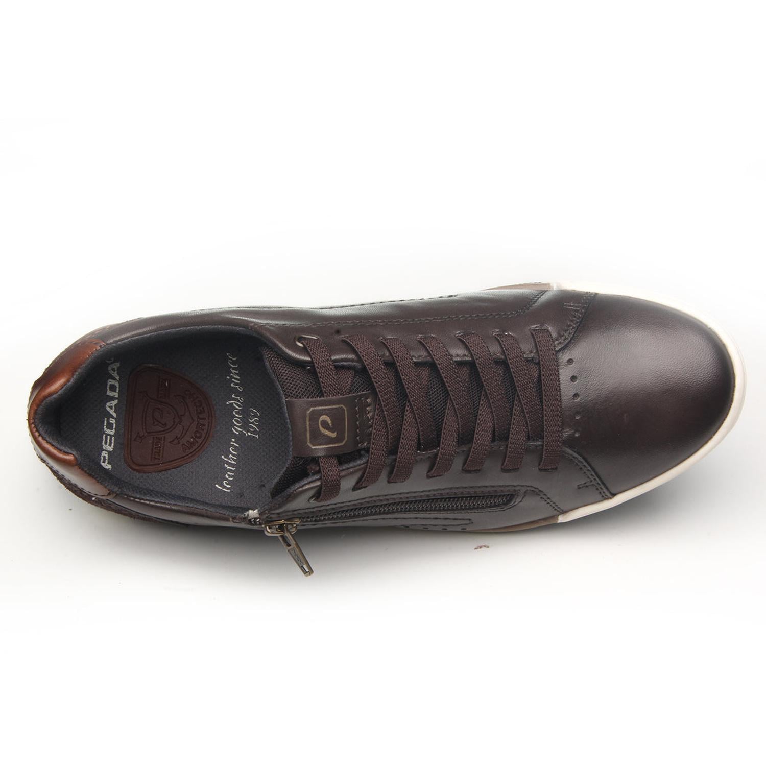 ZAPATILLA HOMBRE PEGADA CUERO BROWN/CAFE/CONHAQUE 119507-05 MARRÓN 1153310 - 4