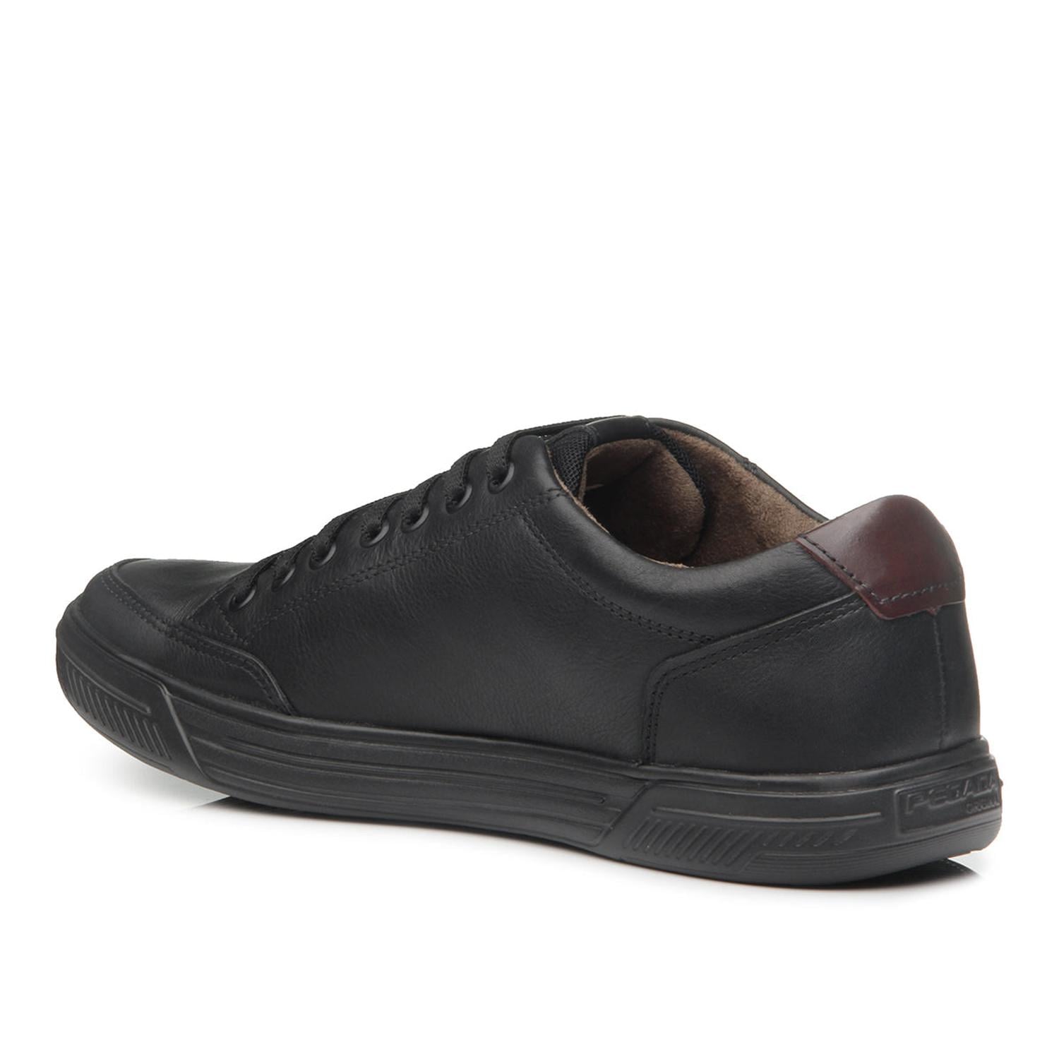 ZAPATILLA HOMBRE PEGADA CUERO PRETO 110403-06 NEGRO 1153499 - 3