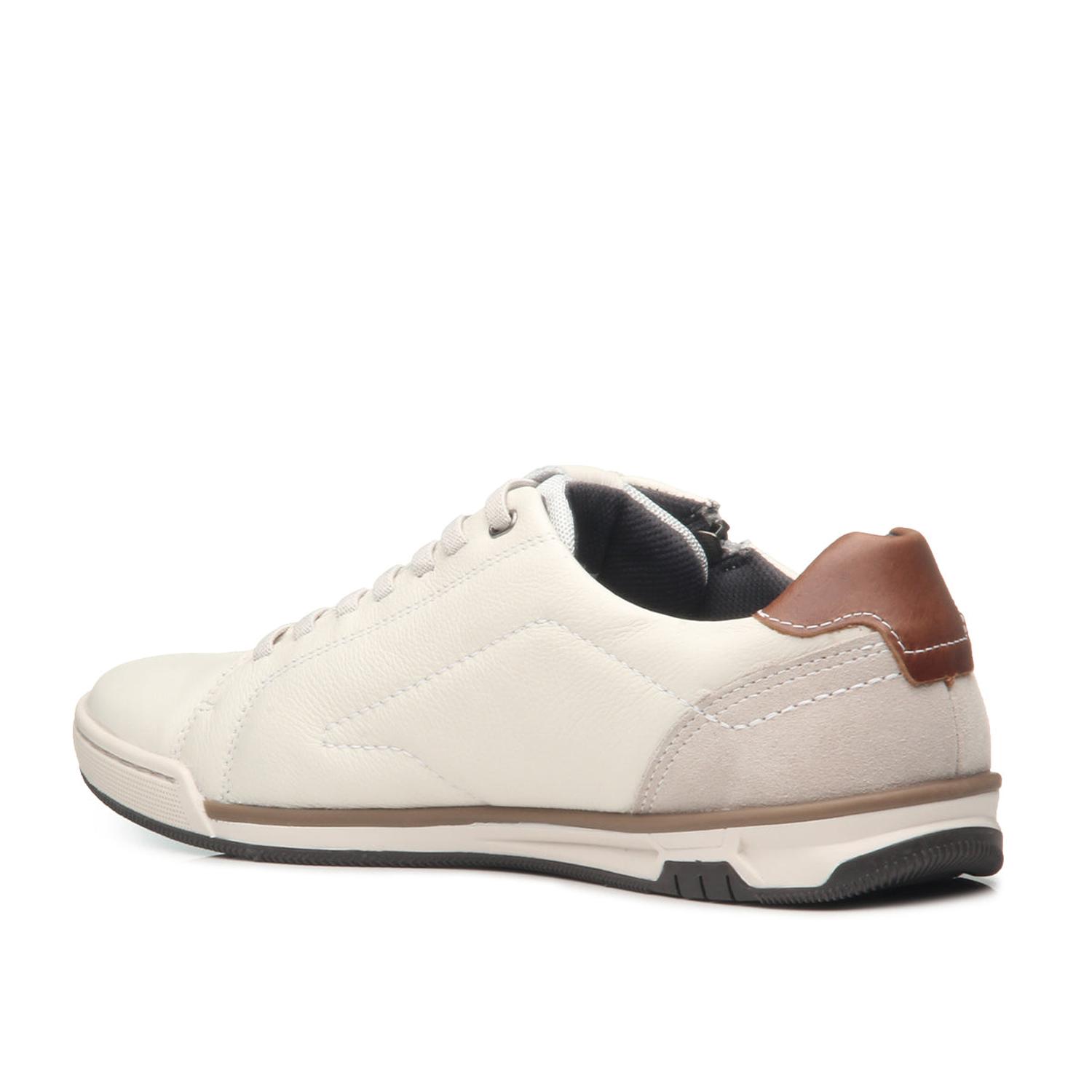 ZAPATILLA HOMBRE PEGADA CUERO MILK/LATTE/CONHAQUE 119507-02 BLANCO 1153410 - 3