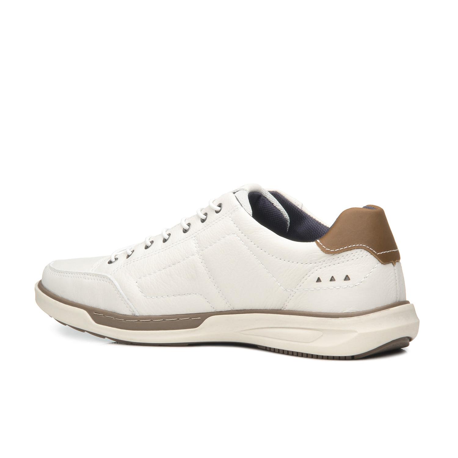 ZAPATILLA HOMBRE PEGADA CUERO MILK 111102-04 BLANCO 1122321 - 3