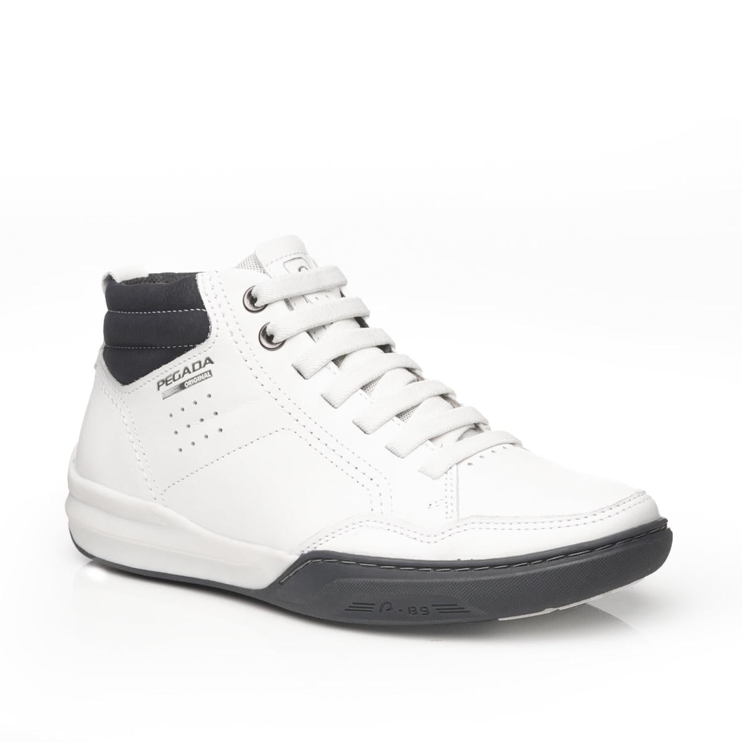 ZAPATILLA HOMBRE PEGADA CUERO BRANCO 111003-01 BLANCO 1153471 - 1