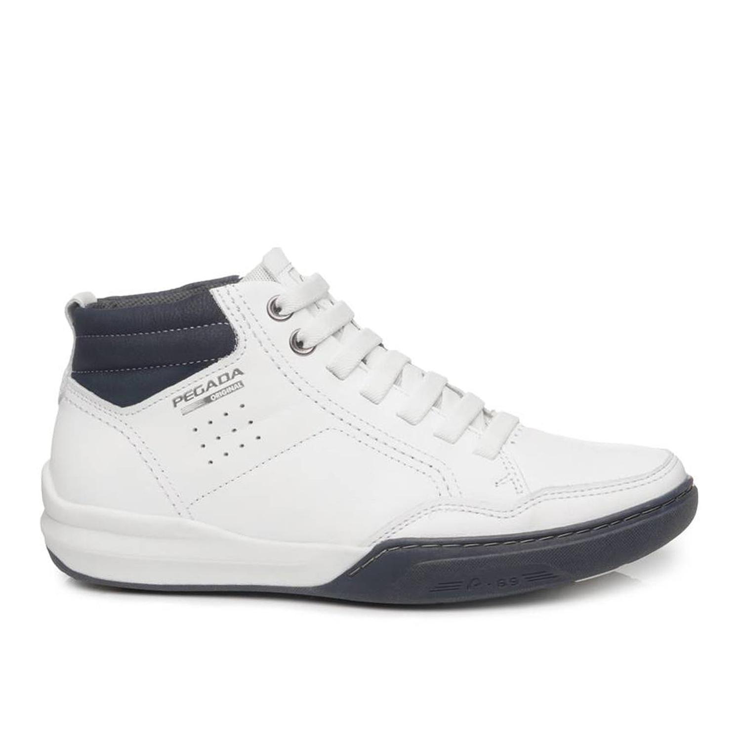 ZAPATILLA HOMBRE PEGADA CUERO BRANCO 111003-01 BLANCO 1153471 - 2