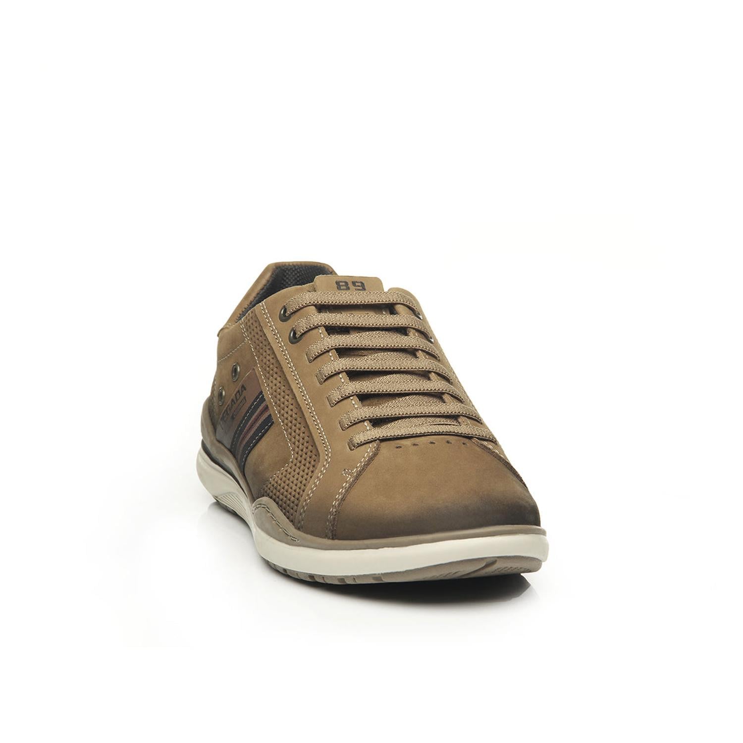 ZAPATILLA HOMBRE PEGADA CUERO MASCAVO 119104-06 MARRÓN 1122264 - 2