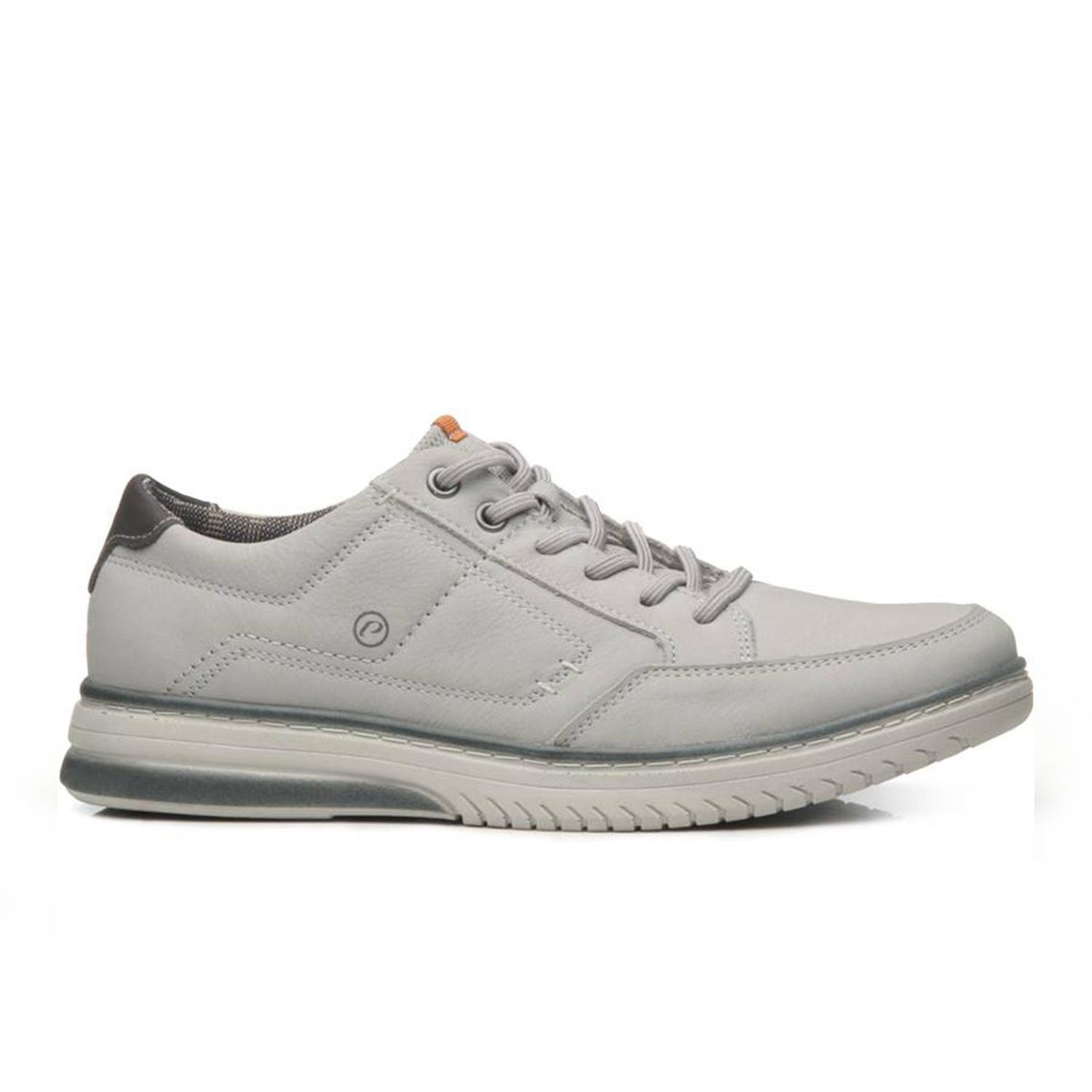 ZAPATILLA HOMBRE PEGADA CUERO SILVER 111402-06 PLATEADO 1122323 - 2