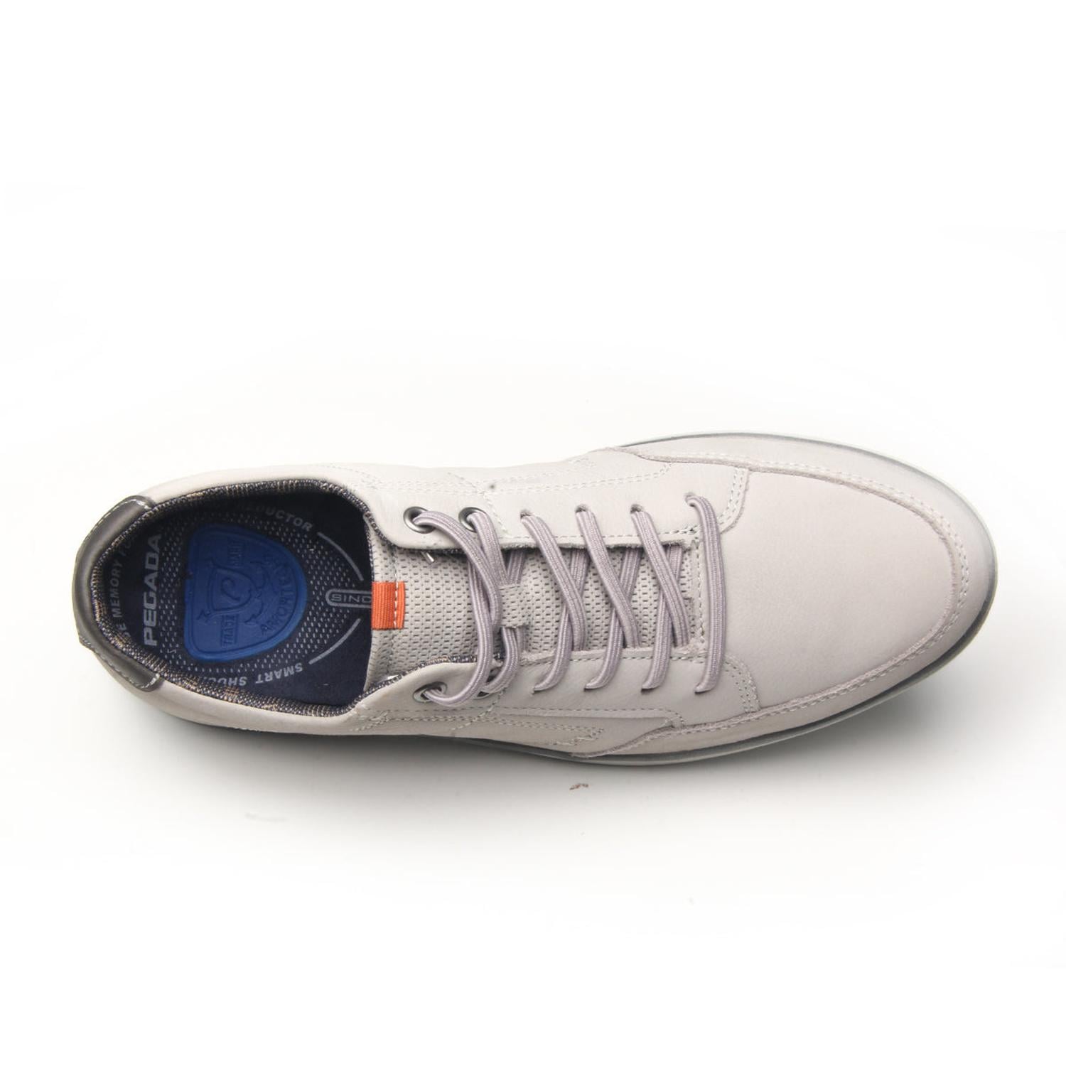 ZAPATILLA HOMBRE PEGADA CUERO SILVER 111402-06 PLATEADO 1122323 - 4