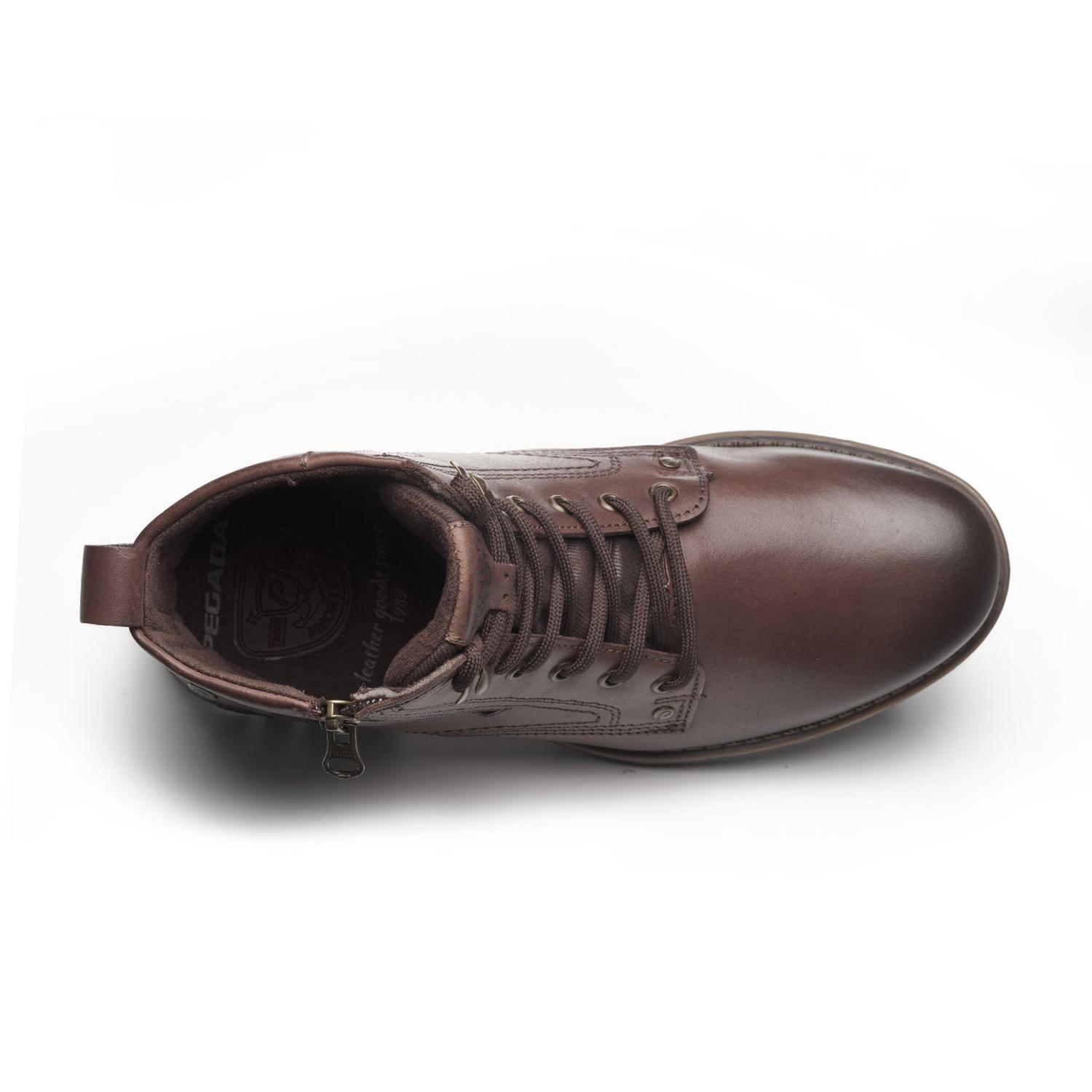 BOTIN HOMBRE PEGADA CUERO PINHAO/BROWN 180745-10 COLOR 1153440 - 4