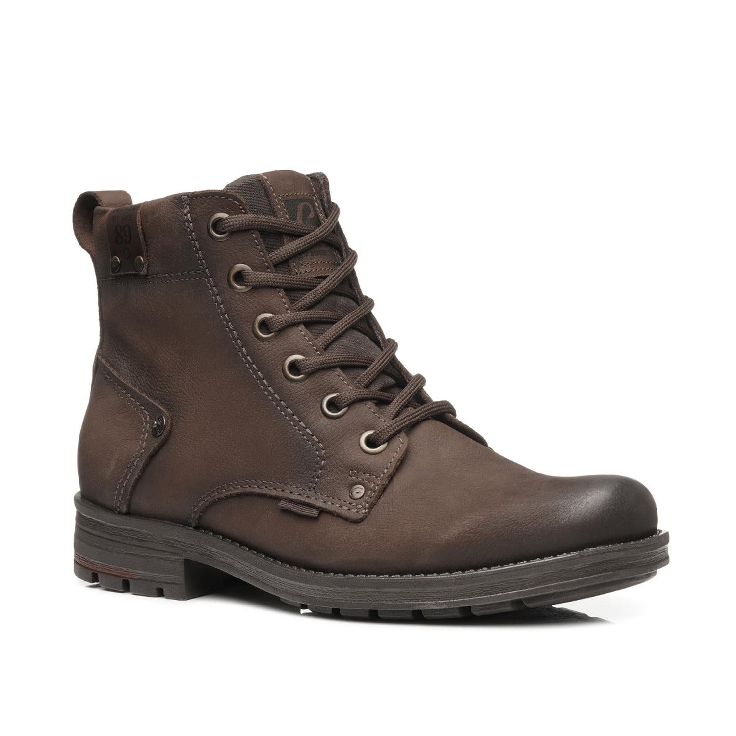 BOTIN HOMBRE PEGADA CUERO CASTANHO/BROWN 181305-17 - 1