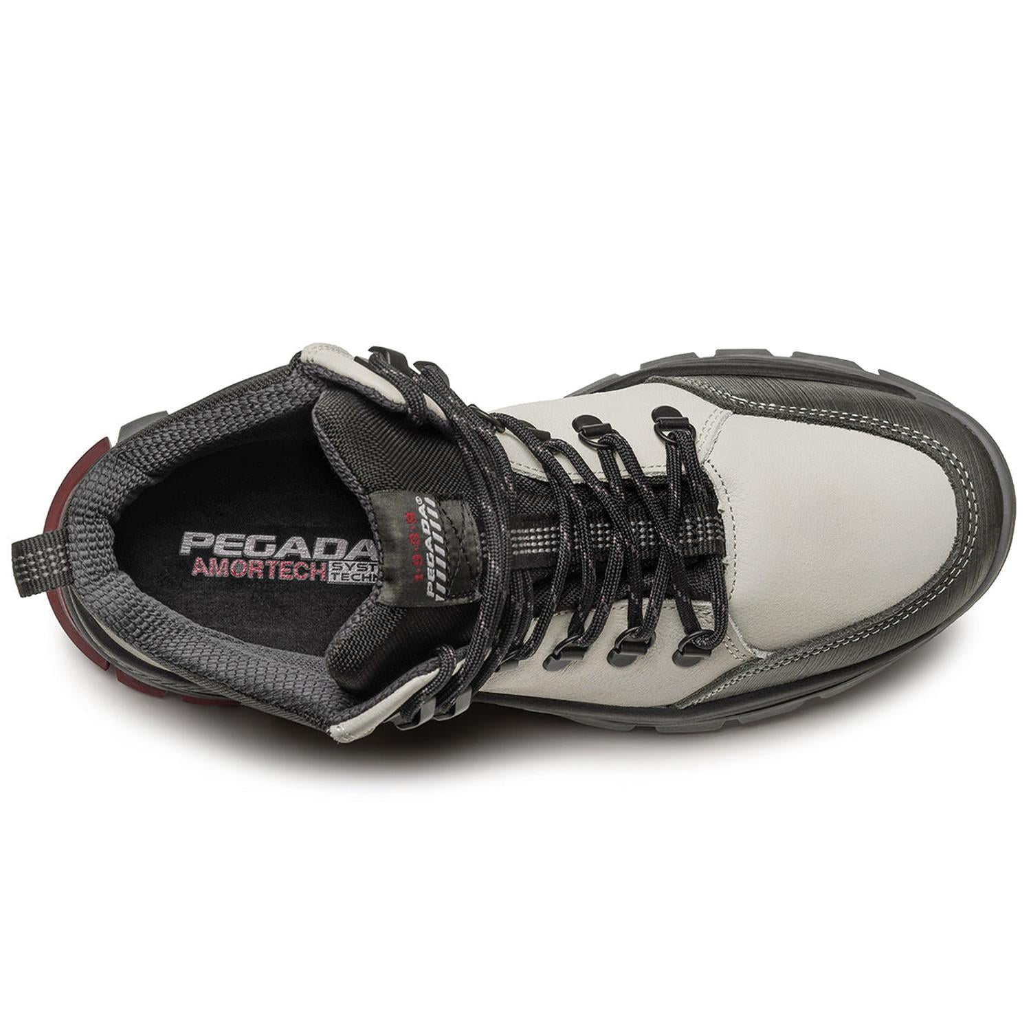 BOTIN HOMBRE PEGADA CUERO SILVER/CROMO 150506-07 COLOR 1153275 - 3