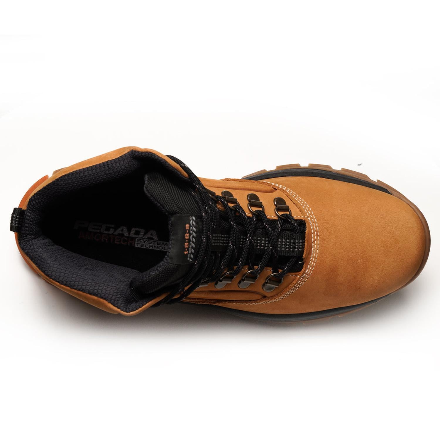 BOTIN HOMBRE PEGADA CUERO HAVANA 150504-05 BRONCE 1153295 - 4