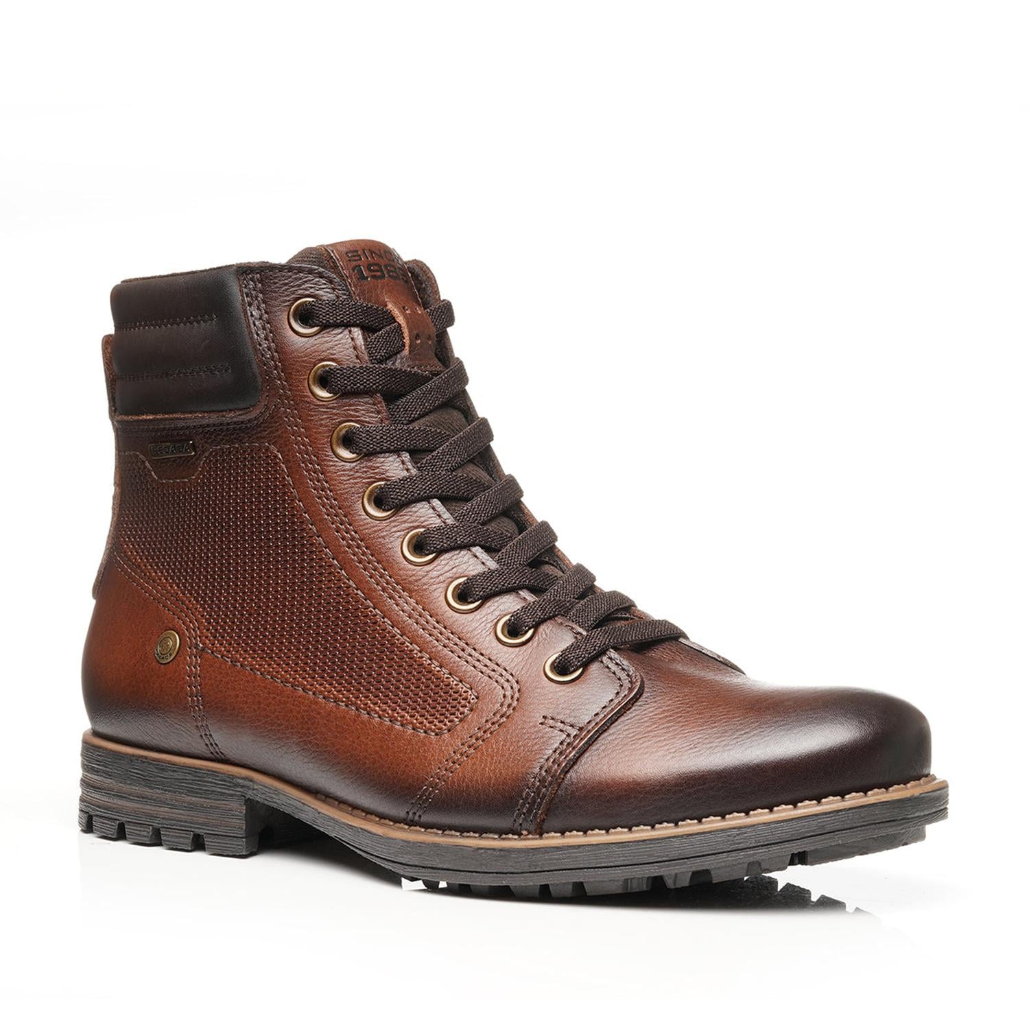 BOTIN HOMBRE PEGADA CUERO PINHAO/BROWN 180748-07 - 1