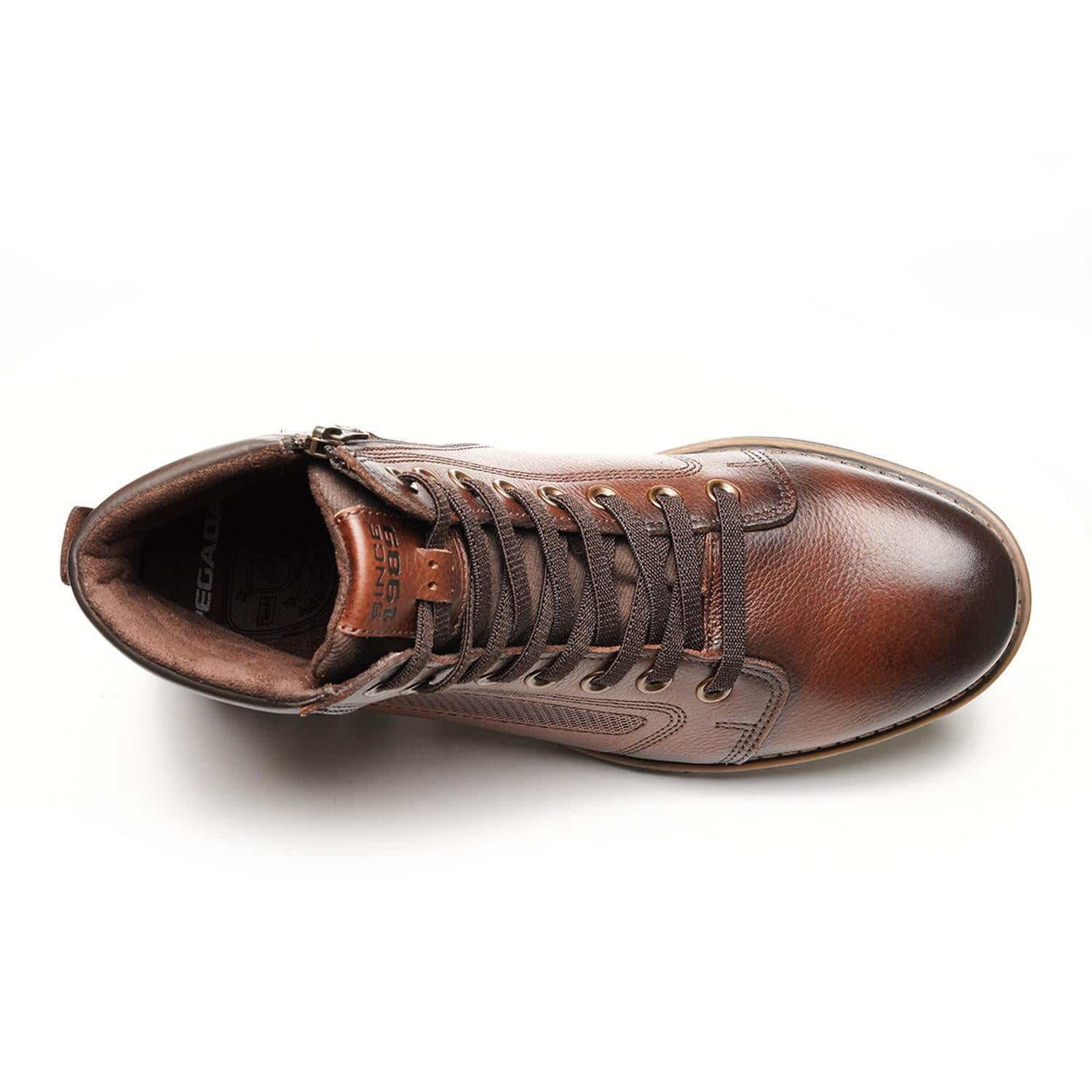 BOTIN HOMBRE PEGADA CUERO PINHAO/BROWN 180748-07 COLOR 1153373 - 3