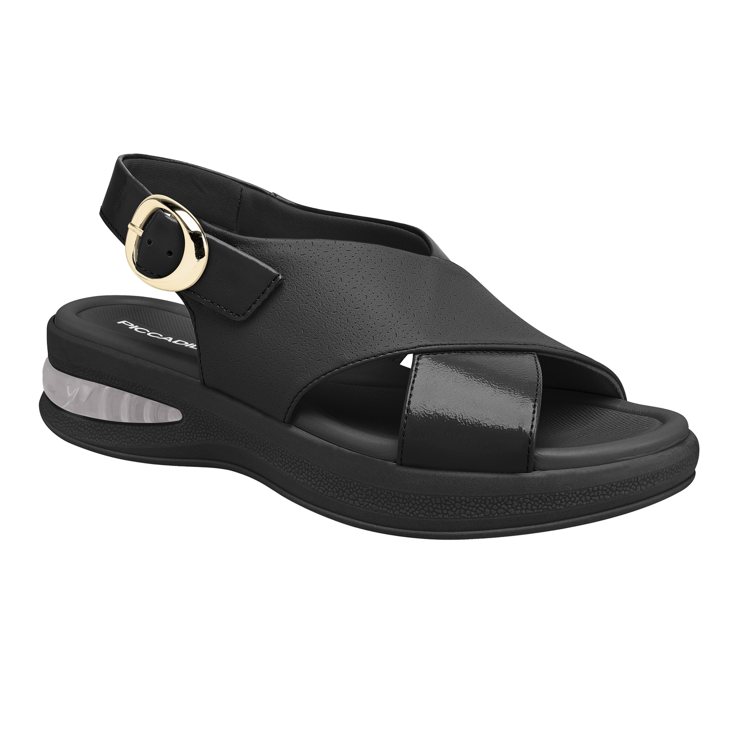 SANDALIA SOFTSTEP MUJER PICCADILLY PRETO 59900200000003 - 1