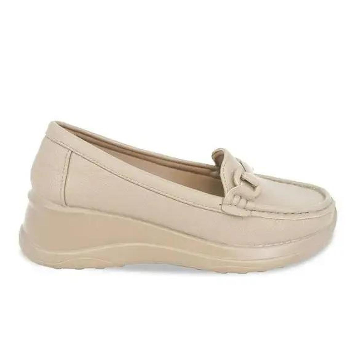 MOCASIN MUJER STHEF TAUPE 8121 BEIGE 1128884 - 1