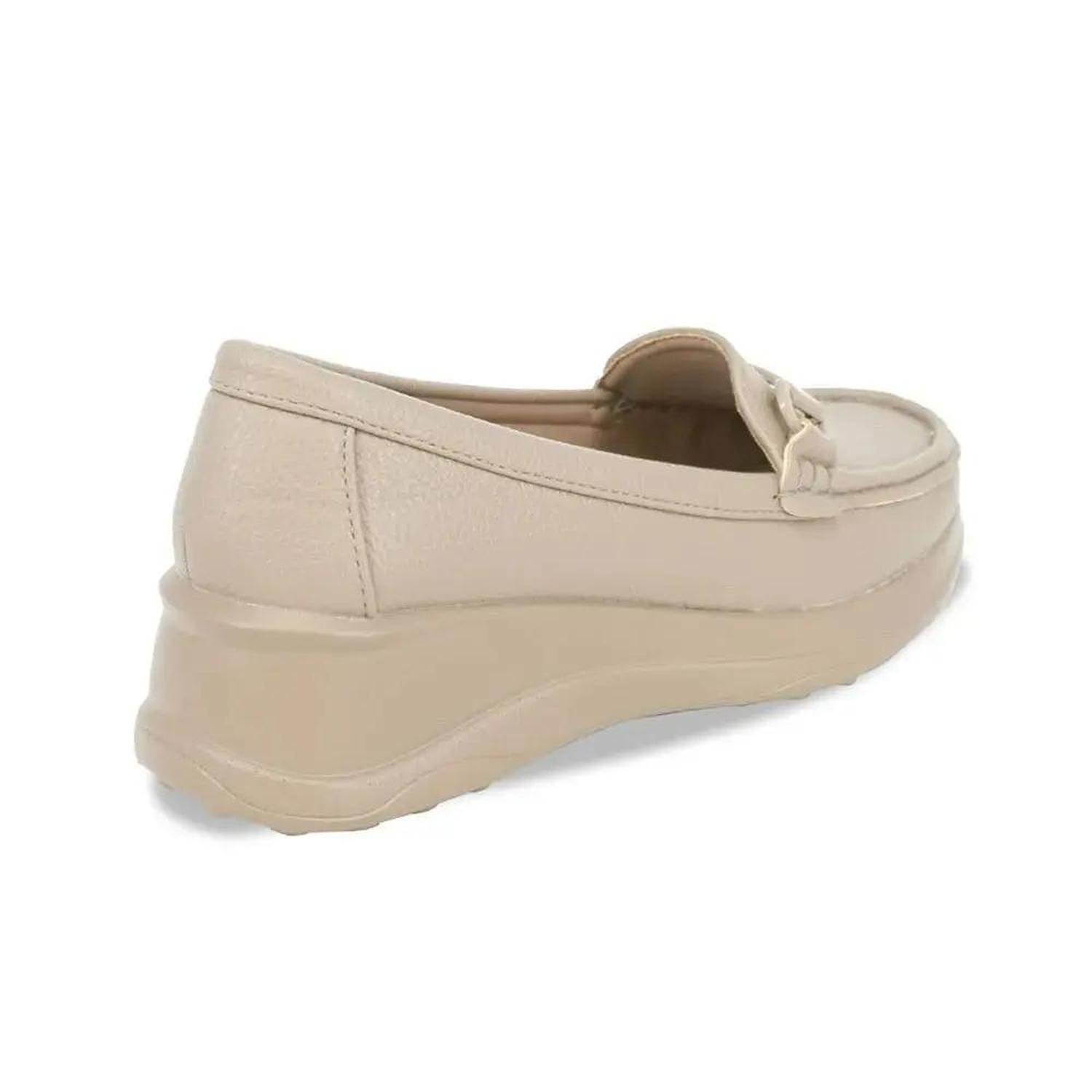MOCASIN MUJER STHEF TAUPE 8121 BEIGE 1128888 - 3