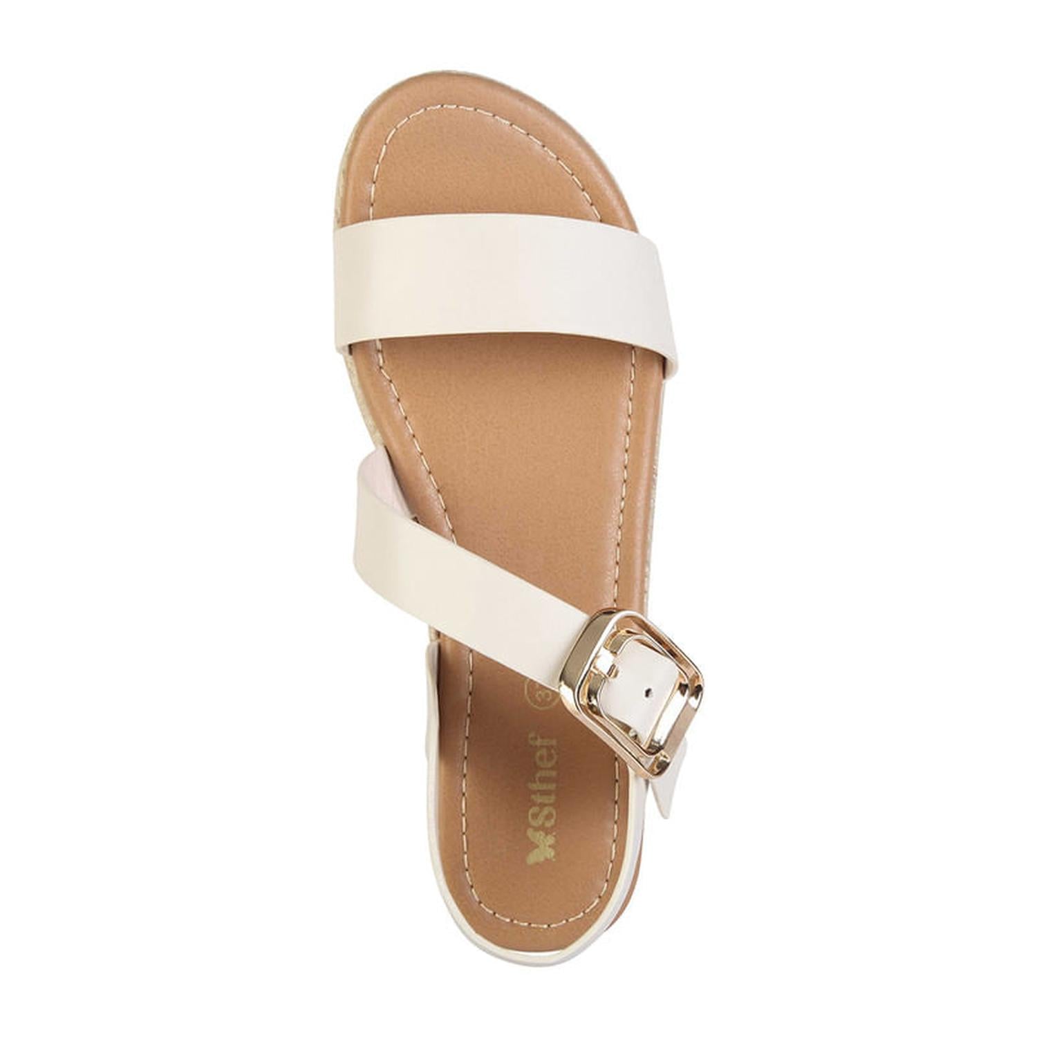SANDALIA MUJER STHEF CASUAL BEIGE 8043 - 3