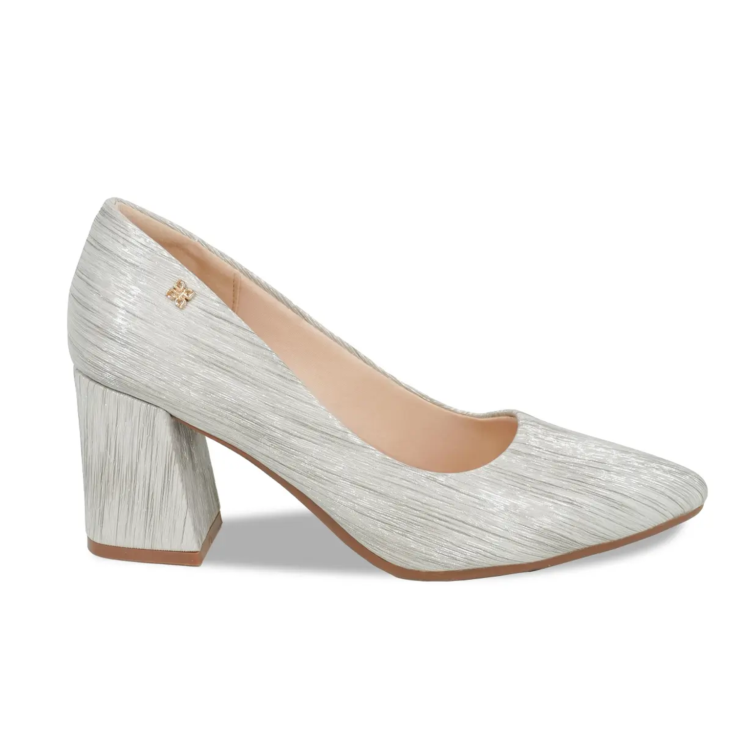 ZAPATO MUJER STHEF VESTIR PLATA 8122 - 1