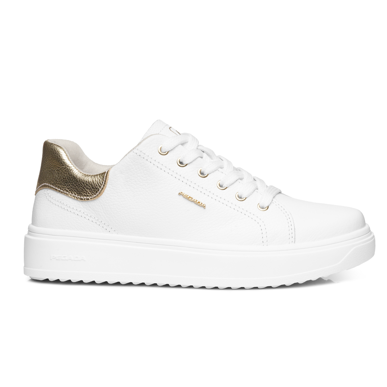ZAPATILLA MUJER PEGADA CASUAL BRANCO/OURO 211303-05 - 1
