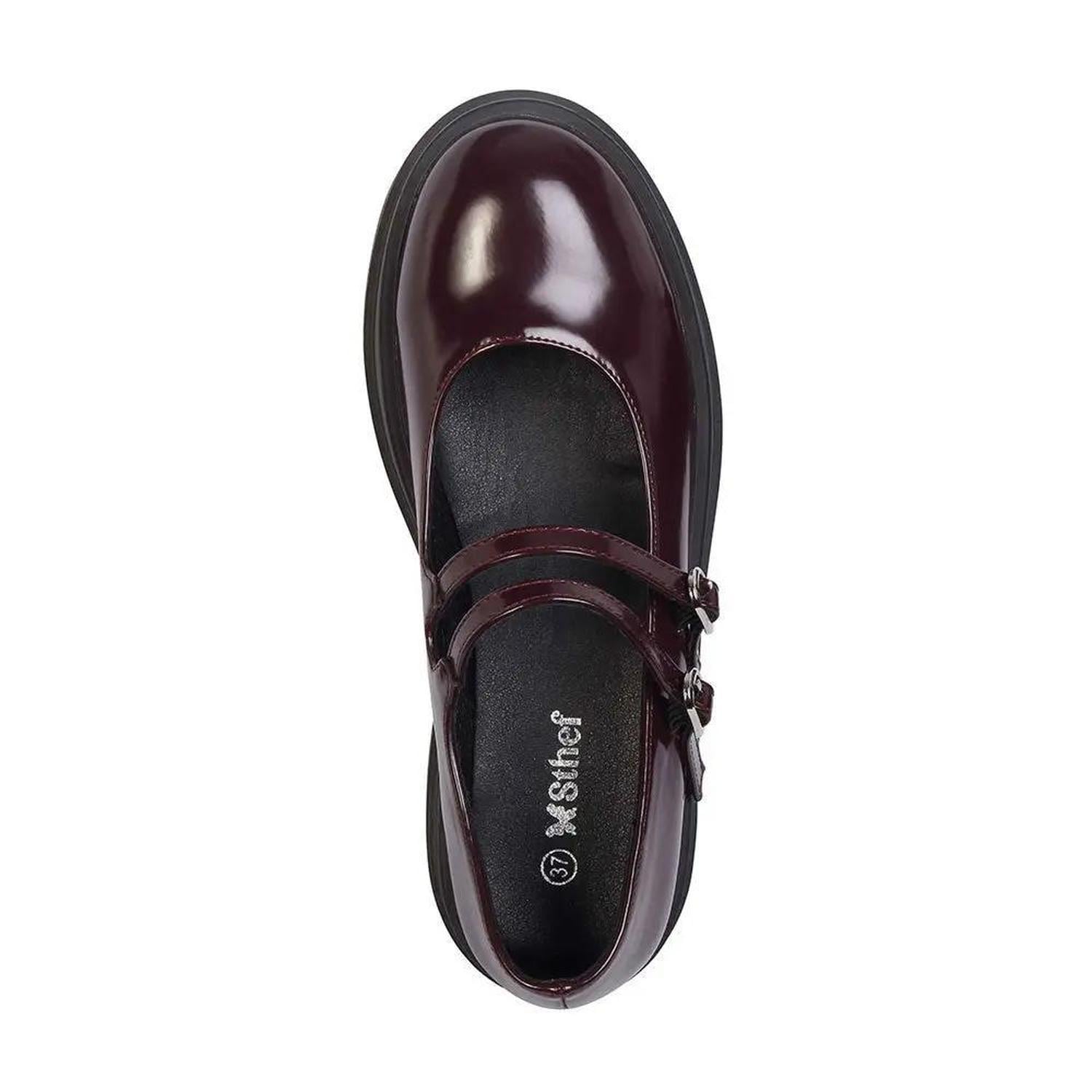 MOCASIN MUJER STHEF BURGUNDY 8106 ROJO 1128666 - 4