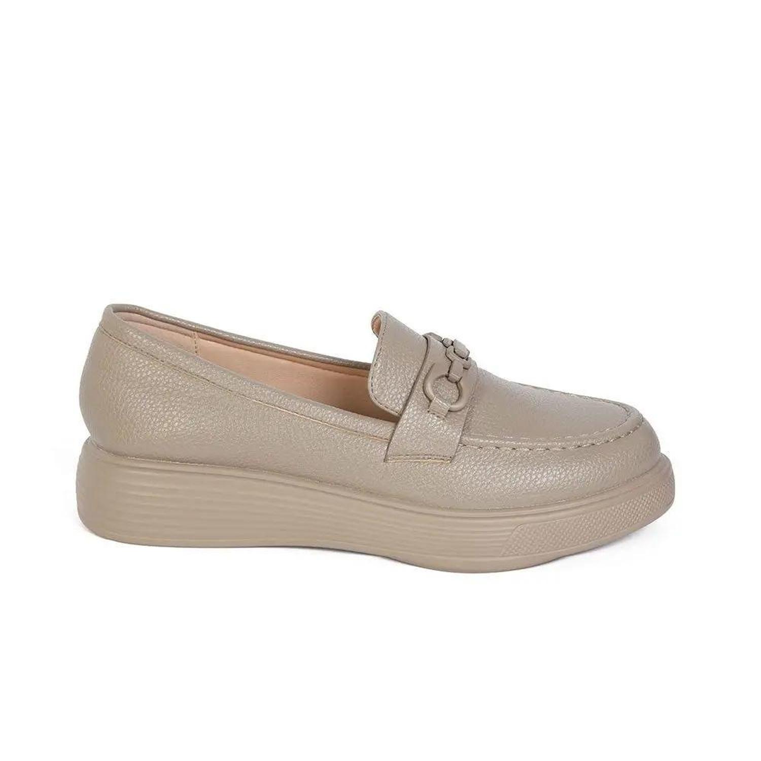 MOCASIN MUJER STHEF TAUPE 8117 - 1